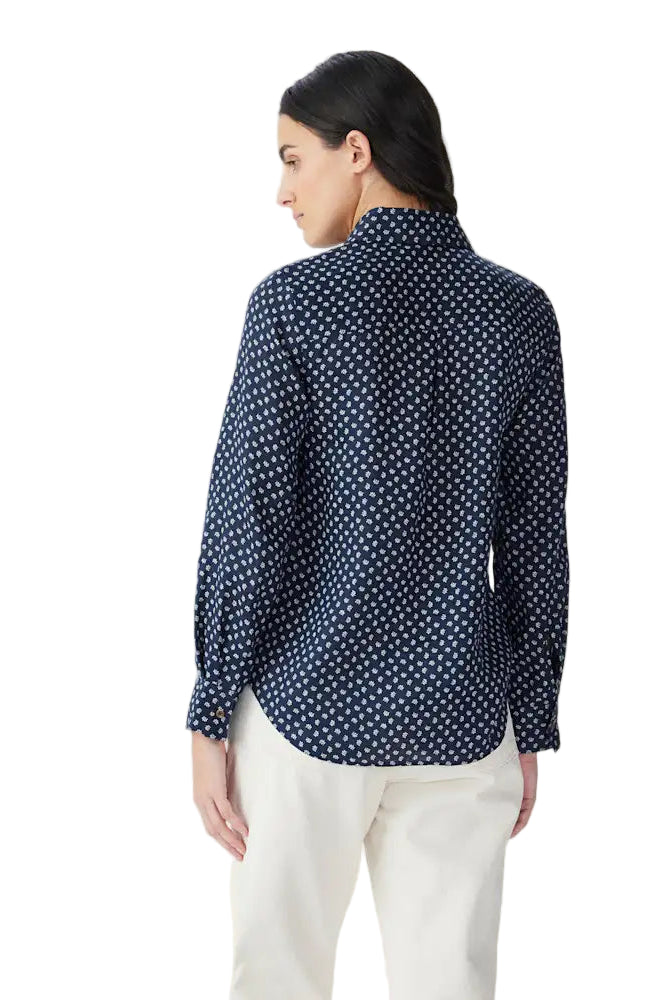 R.M.W Olney Print Linen Shirt