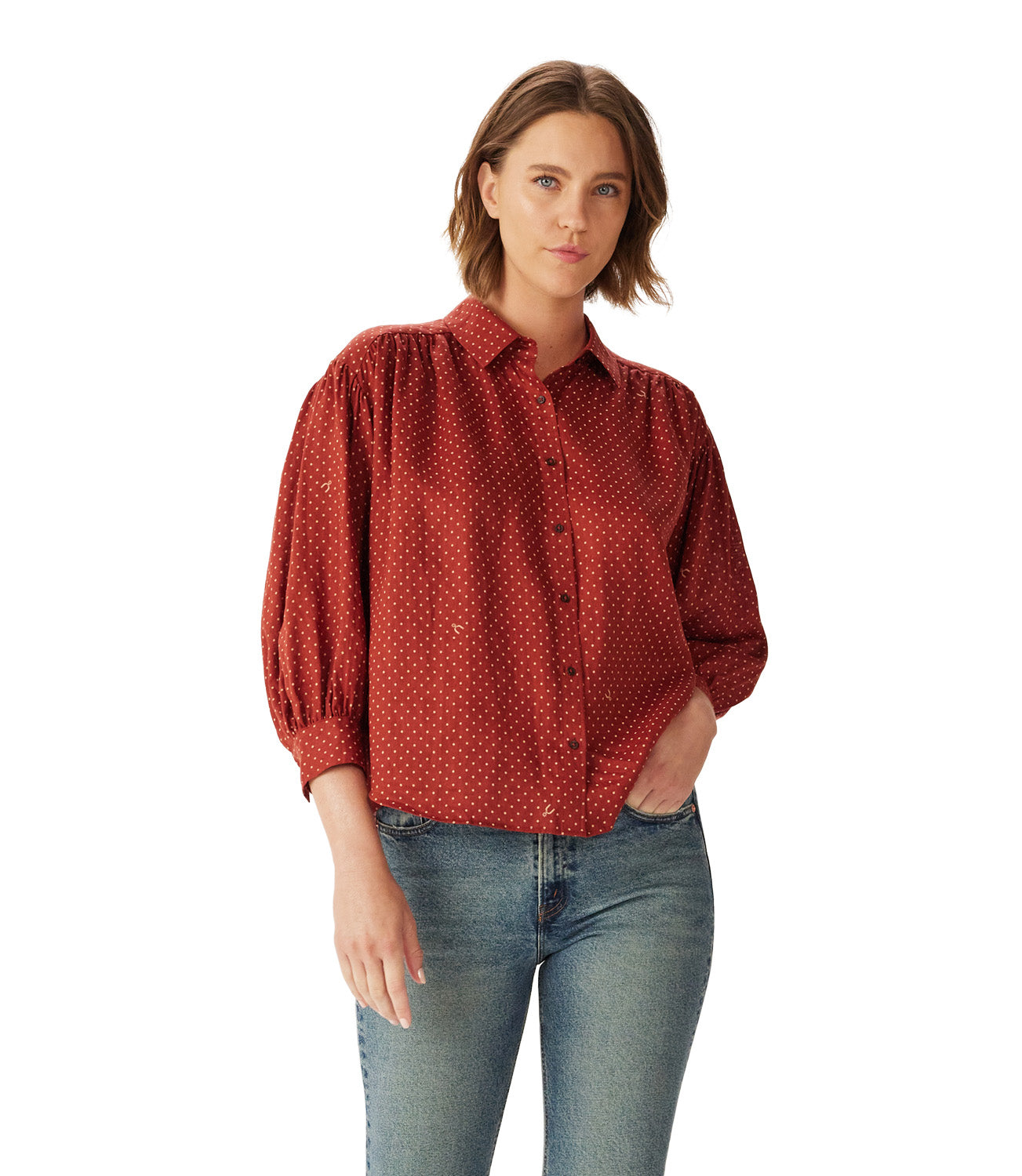 R.M.W Paris Printed Linen Shirt