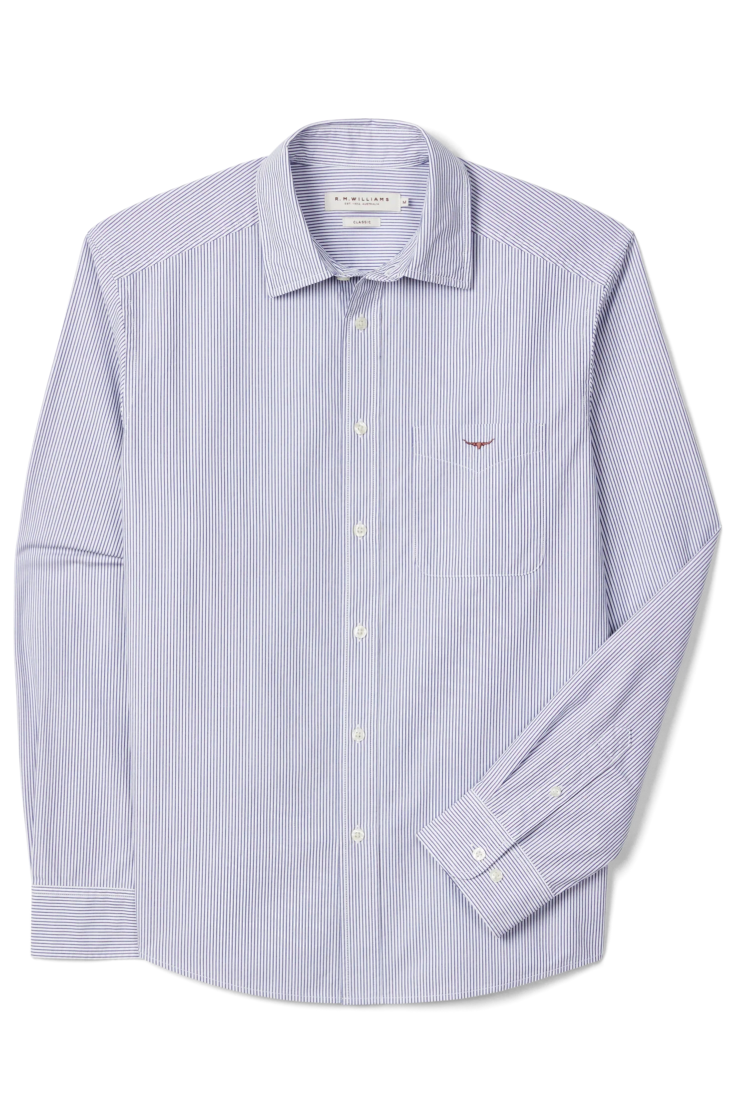 R.M.W Ingham Poplin Stripe Shirt