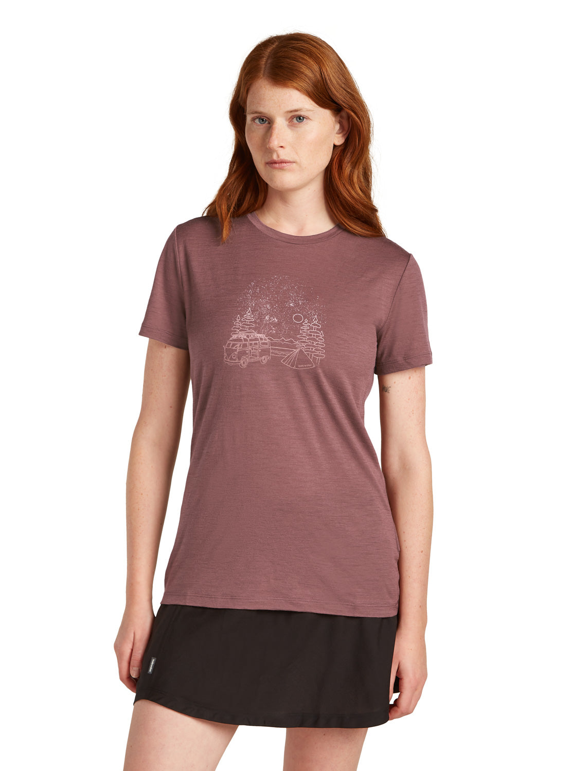 Icebreaker W Merino 150 Tech Lite SS Tee Van Camp