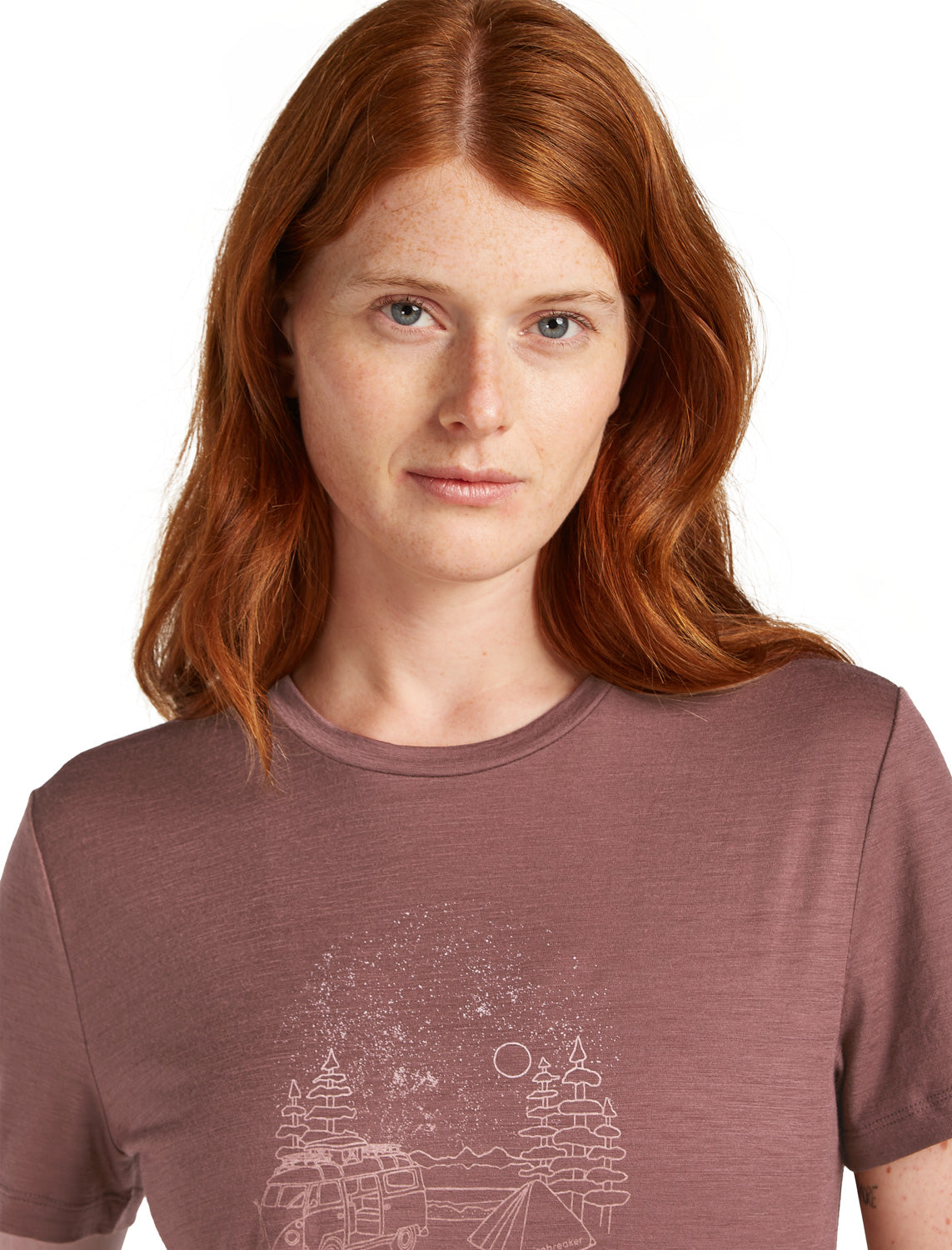 Icebreaker W Merino 150 Tech Lite SS Tee Van Camp
