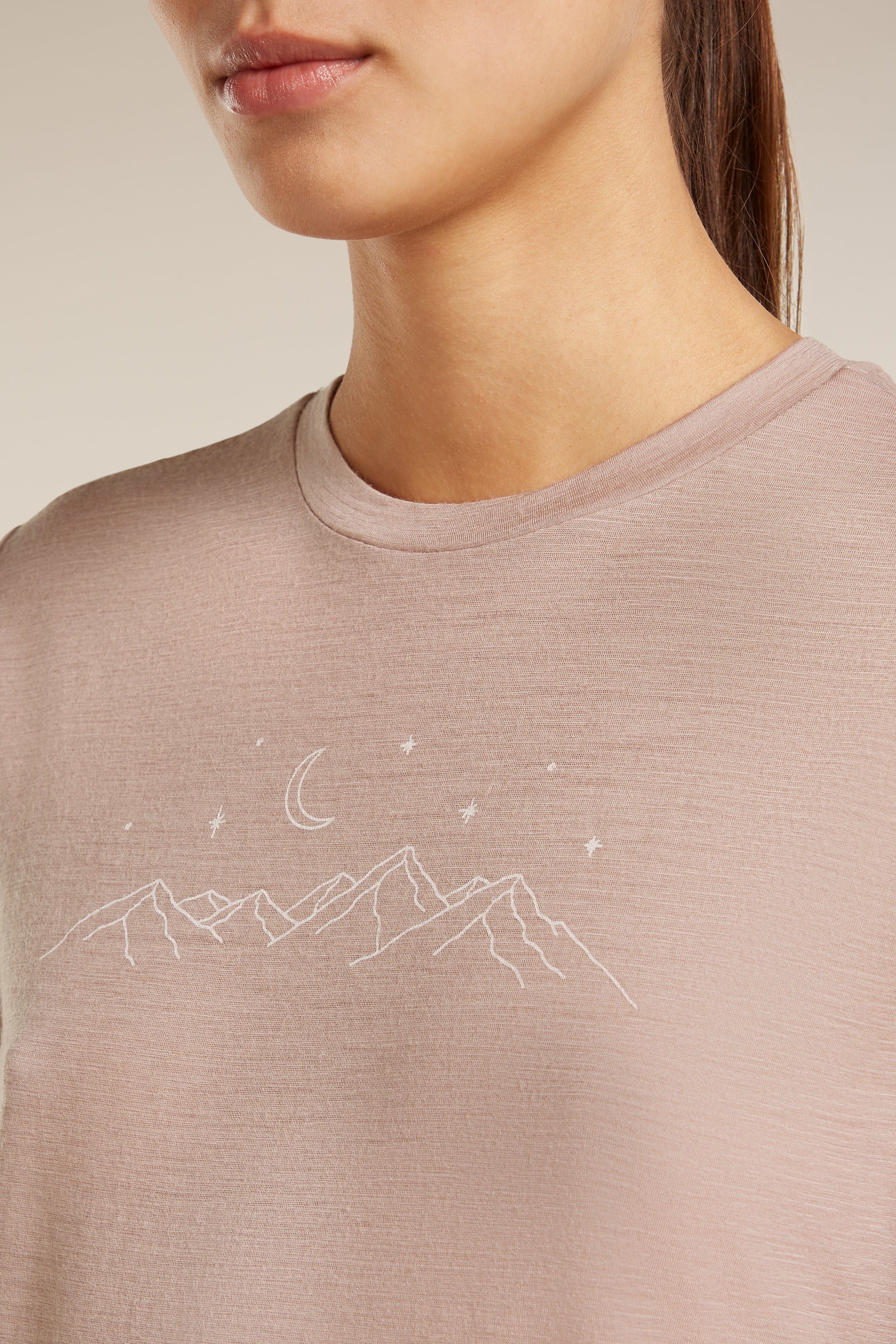 Icebreaker W Merino Tech Lite SS Tee Sparkling Stars