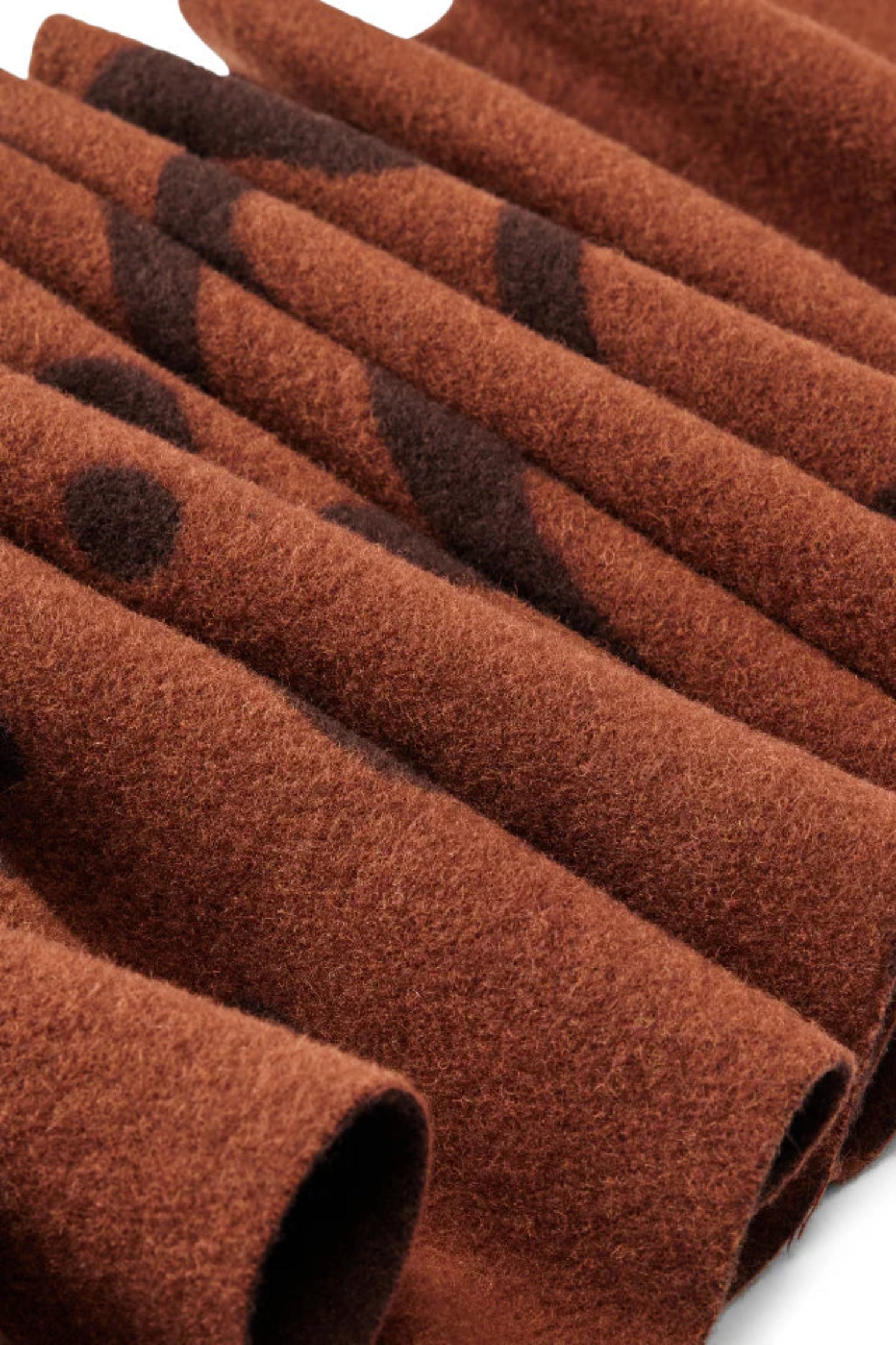 R.M.W Script Jacquard Wool Scarf