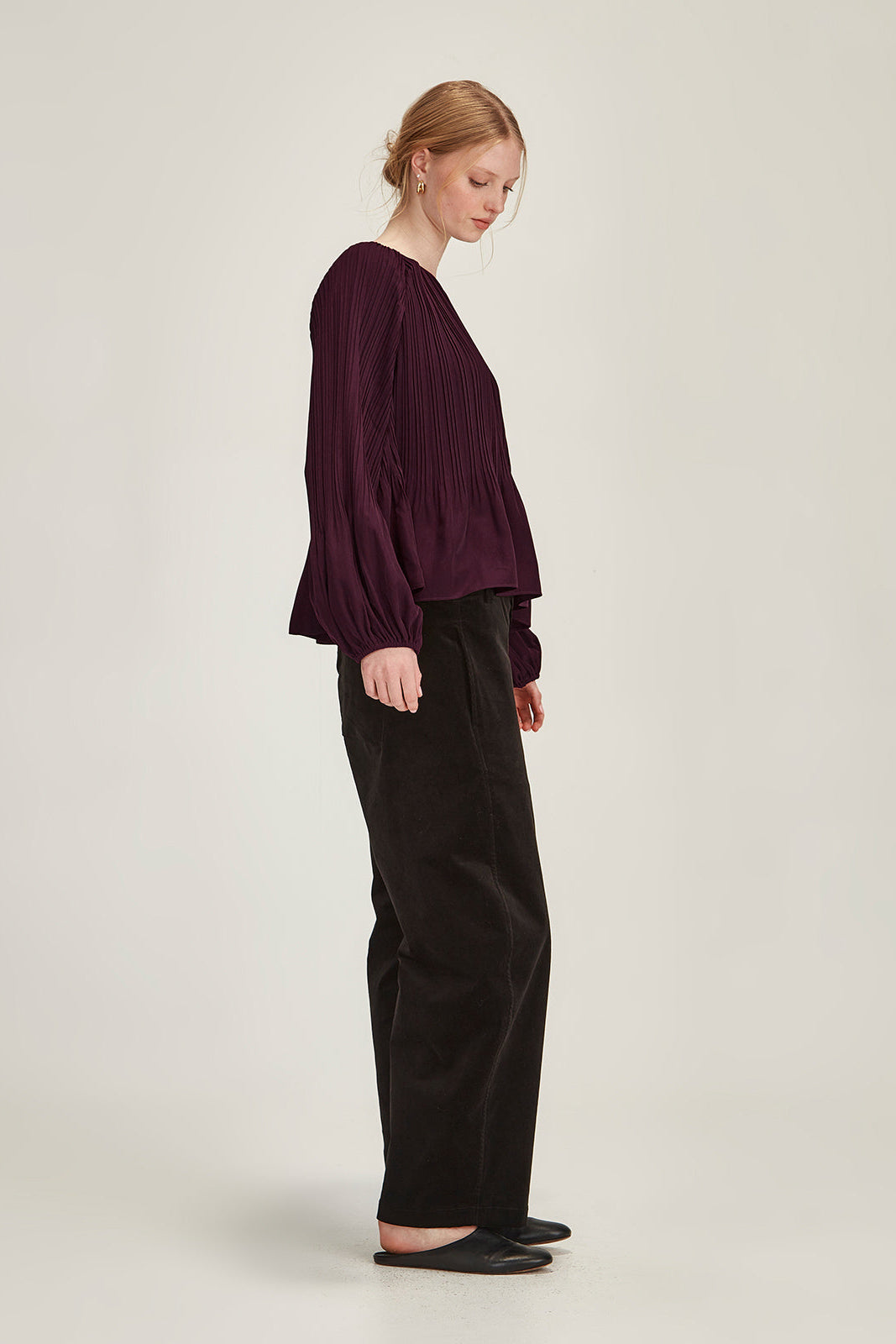 Sills Sumi Pleat Top