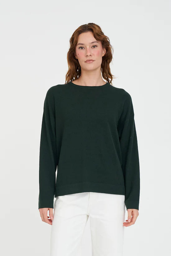 Huffer Merino Neve Crew