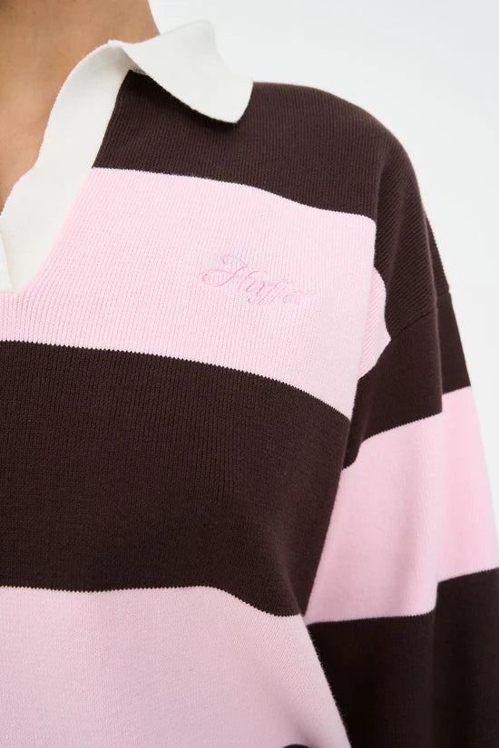 Huffer Slouchy Knit Polo