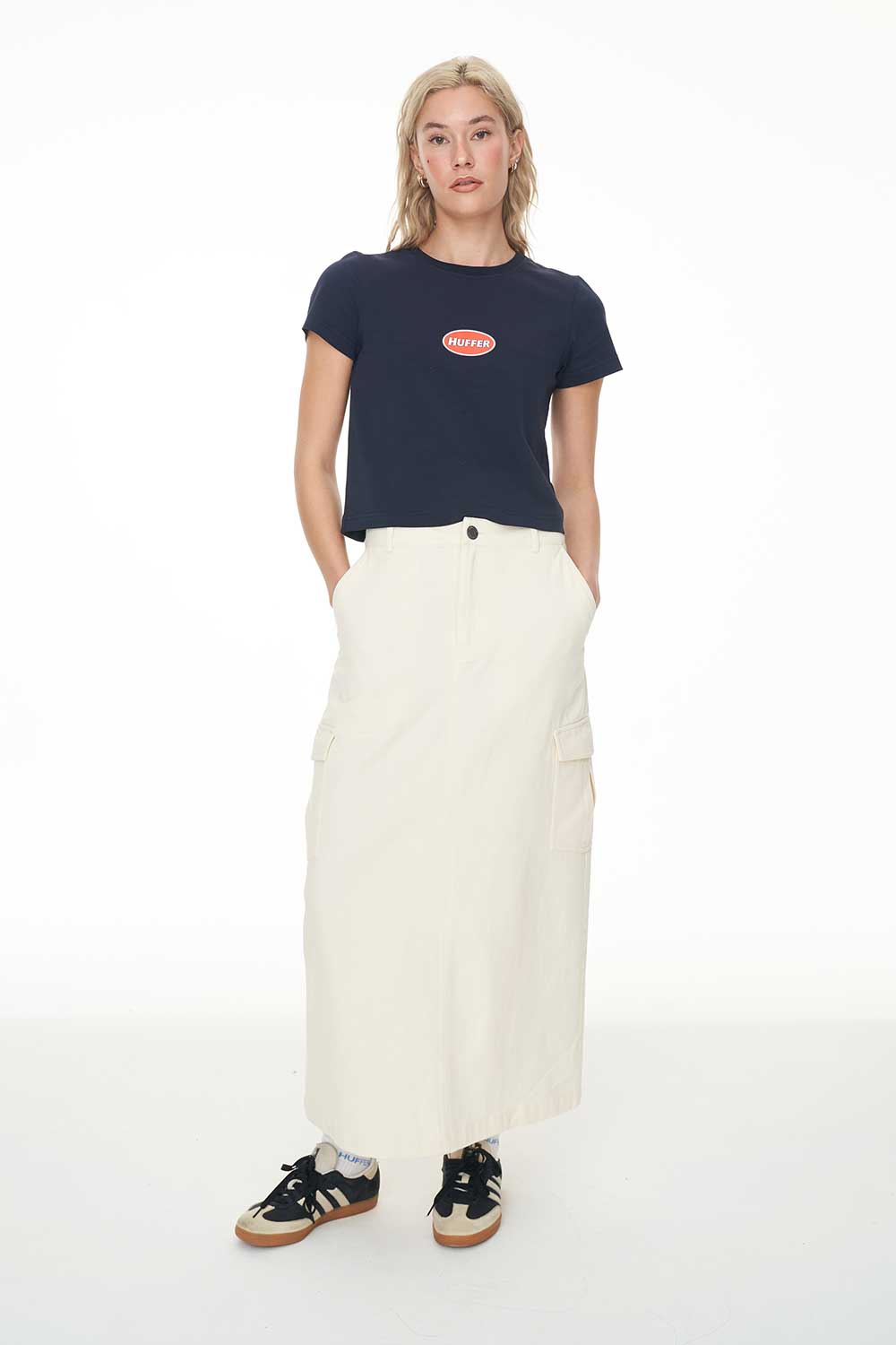 Huffer Work Cargo Maxi Skirt