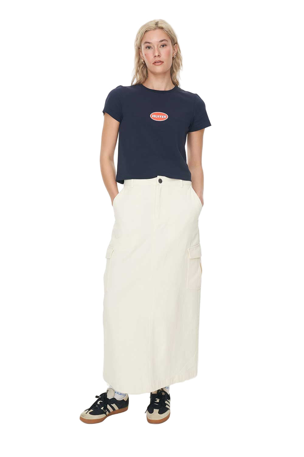 Huffer Work Cargo Maxi Skirt