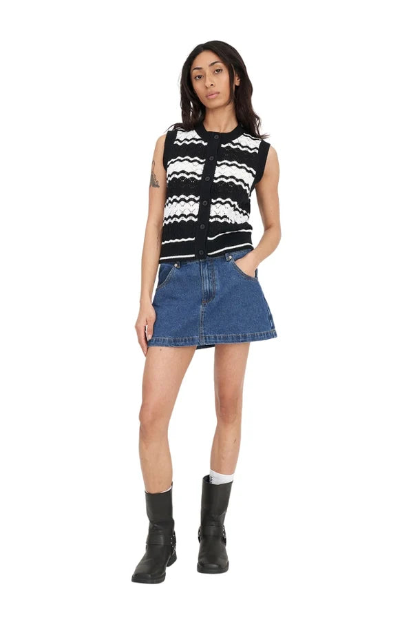 Huffer Ziggy Stripe Vest