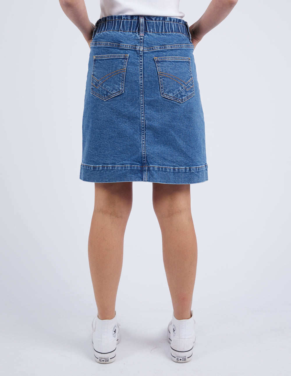 Elm Atlas Denim Skirt