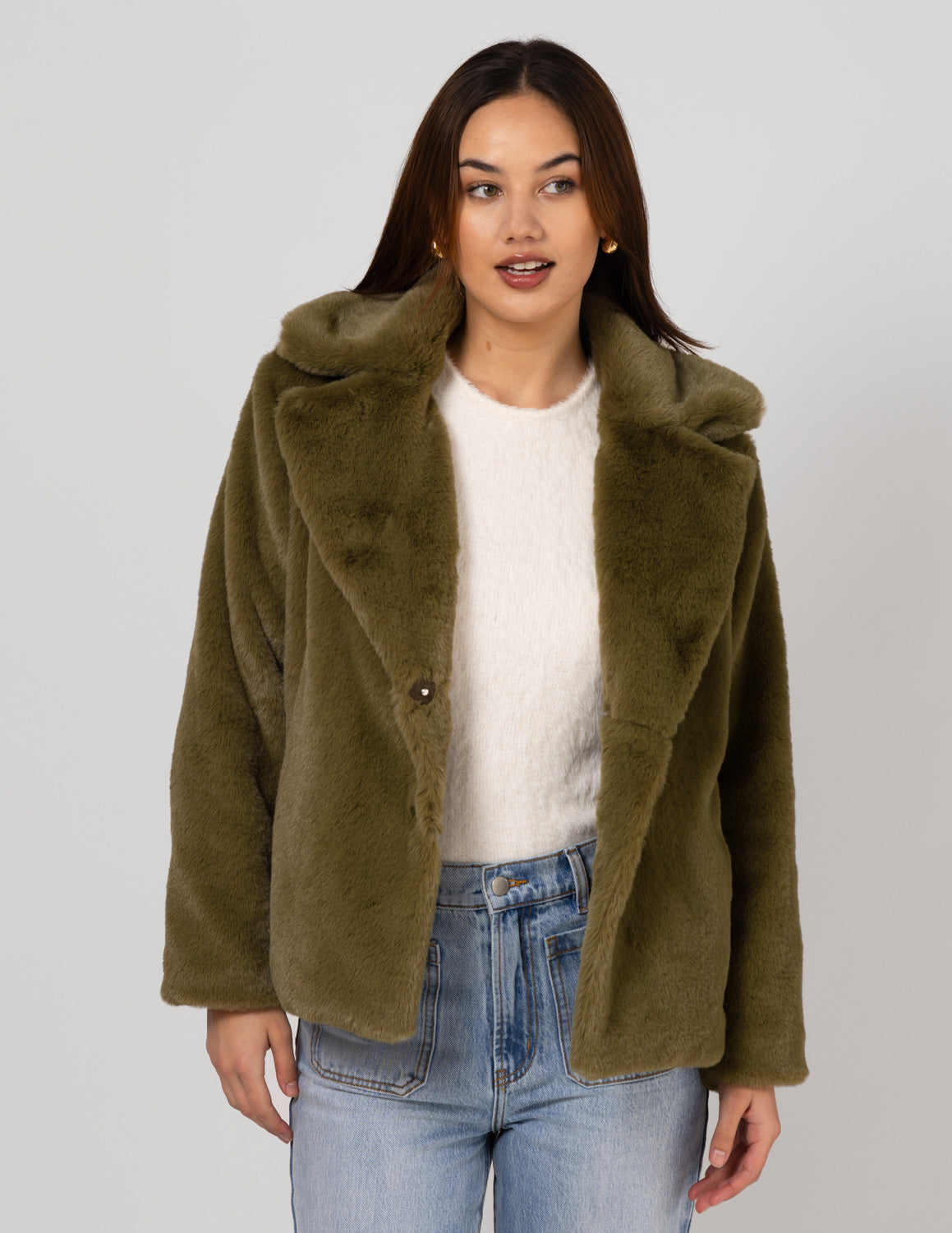 Stella + Gemma Britta Fur Jacket