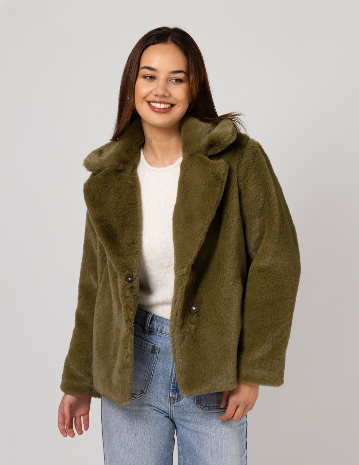 Stella + Gemma Britta Fur Jacket