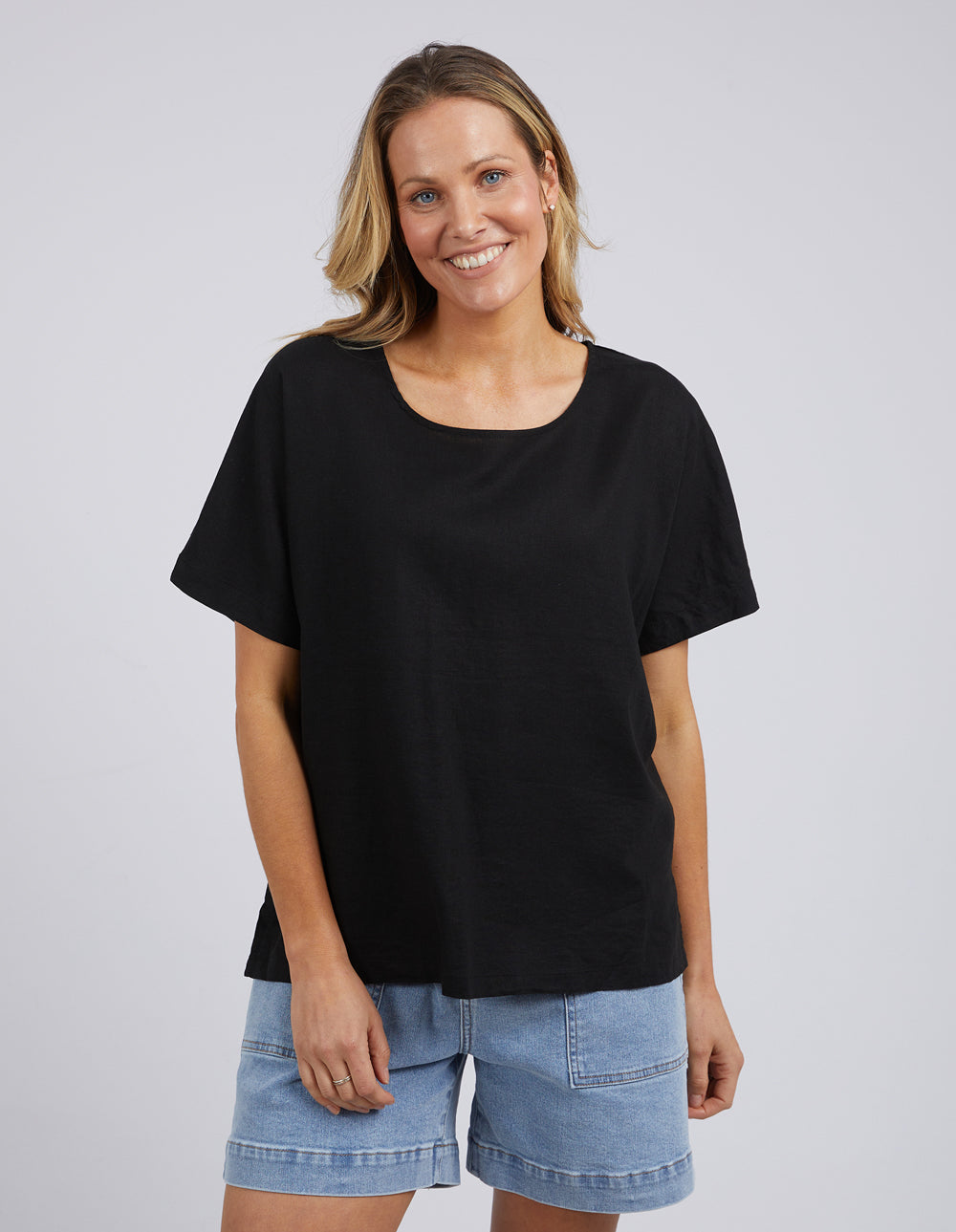 Elm Curtis Woven S/S Tee