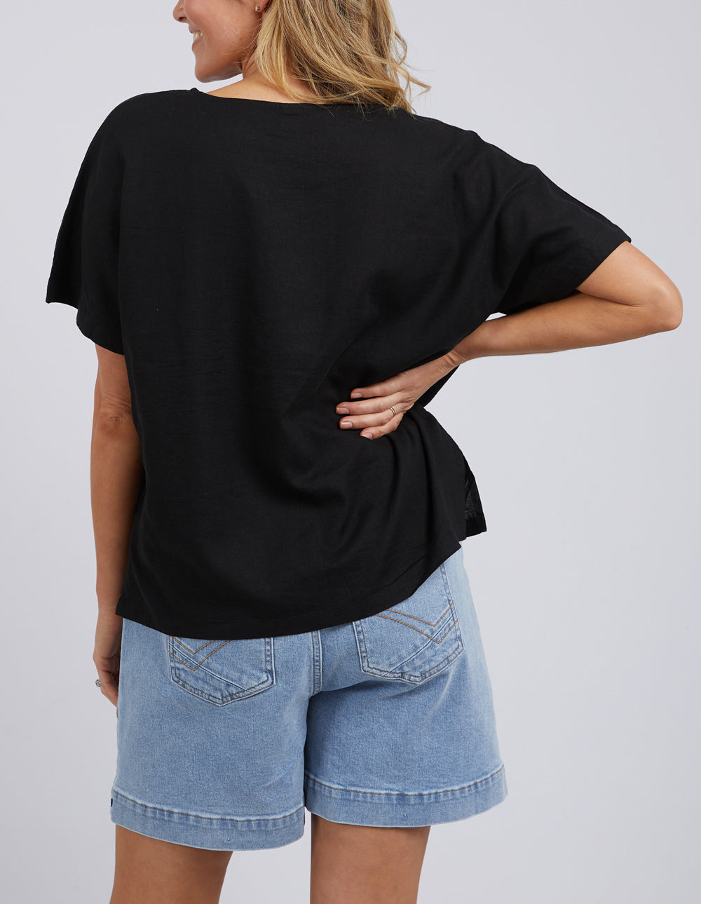 Elm Curtis Woven S/S Tee