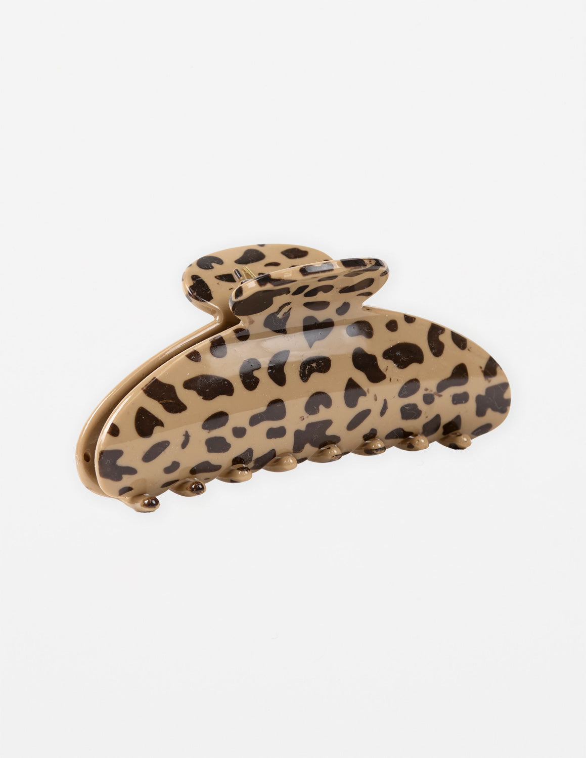 Stella + Gemma Hair Claw Oval - Cheetah Print