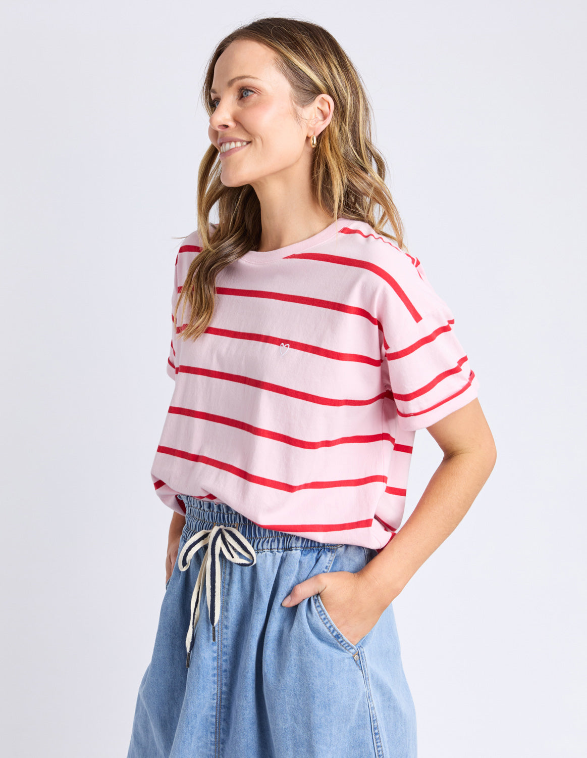 Elm Halli S/S Tee - Stripe