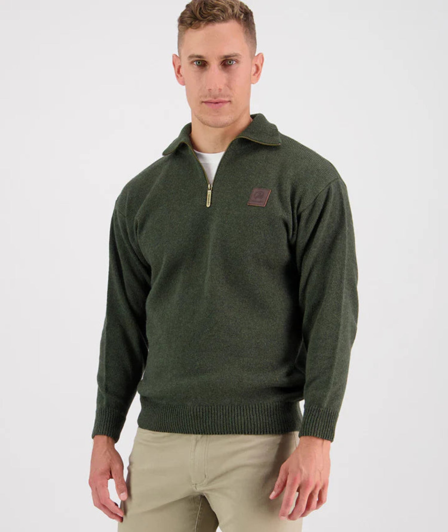 Swanndri Kids Mariner Zip Neck Sweater