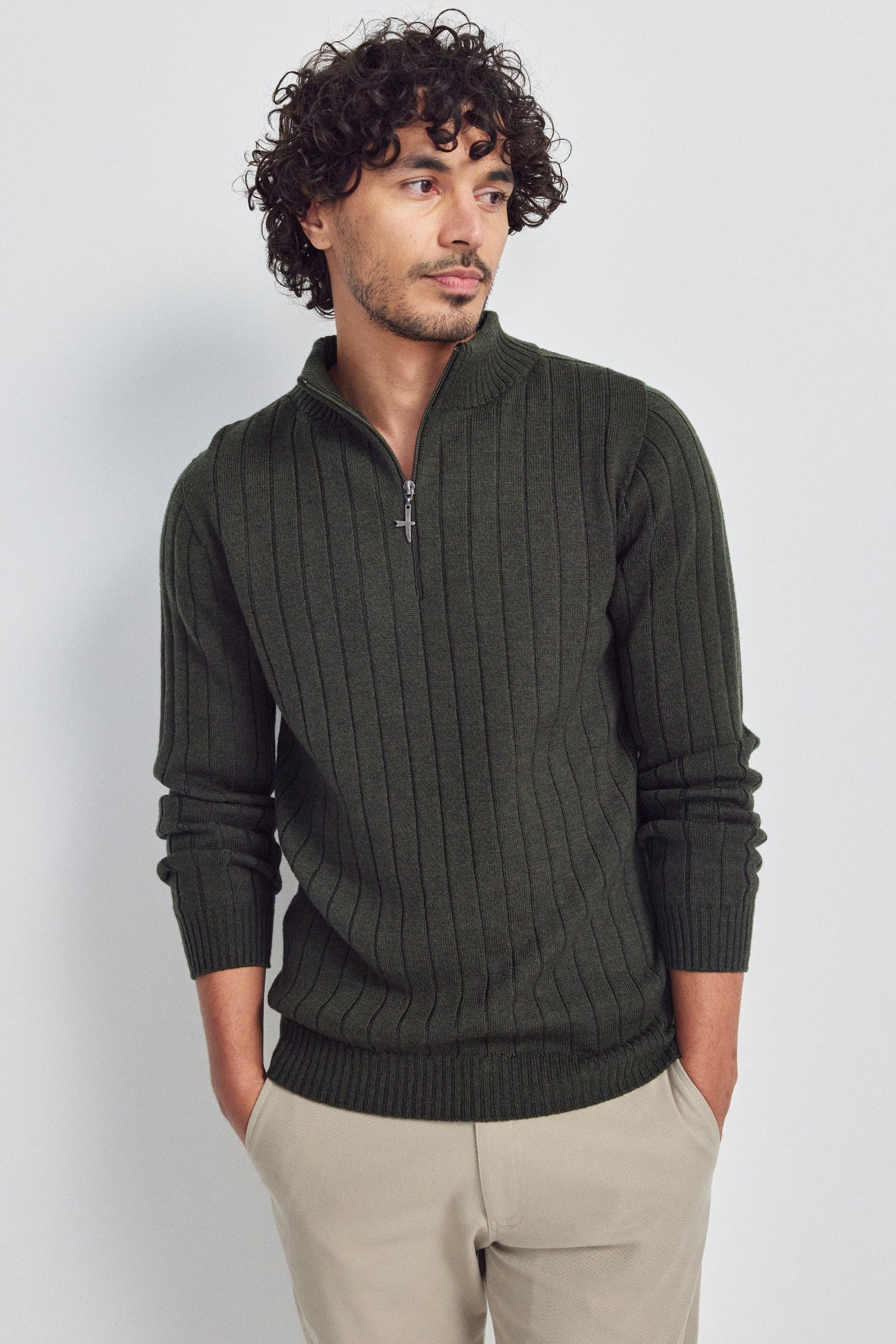 Untouched World Finn Merino Zip Sweater