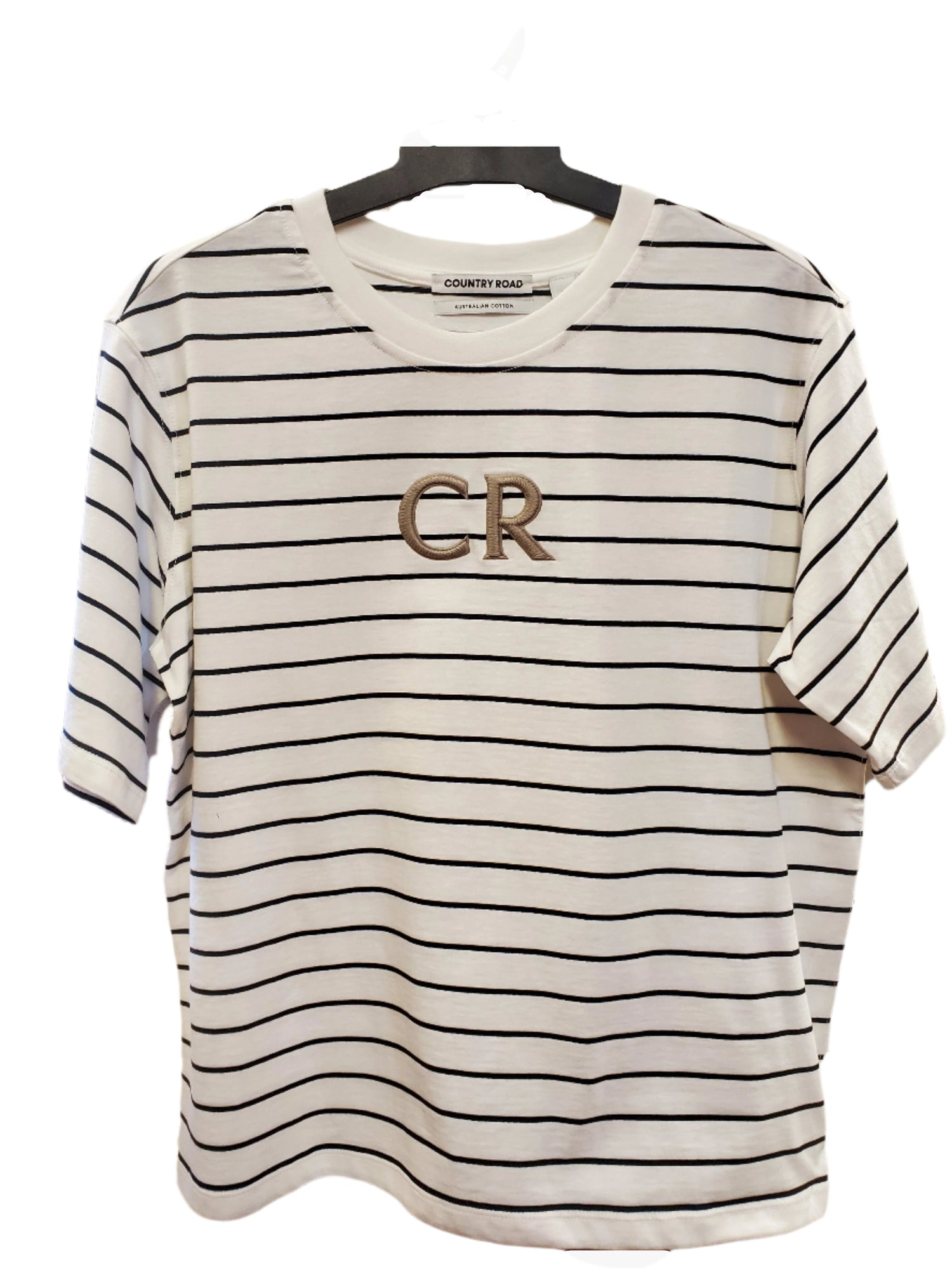 Country Road CR Logo Stripe T-Shirt