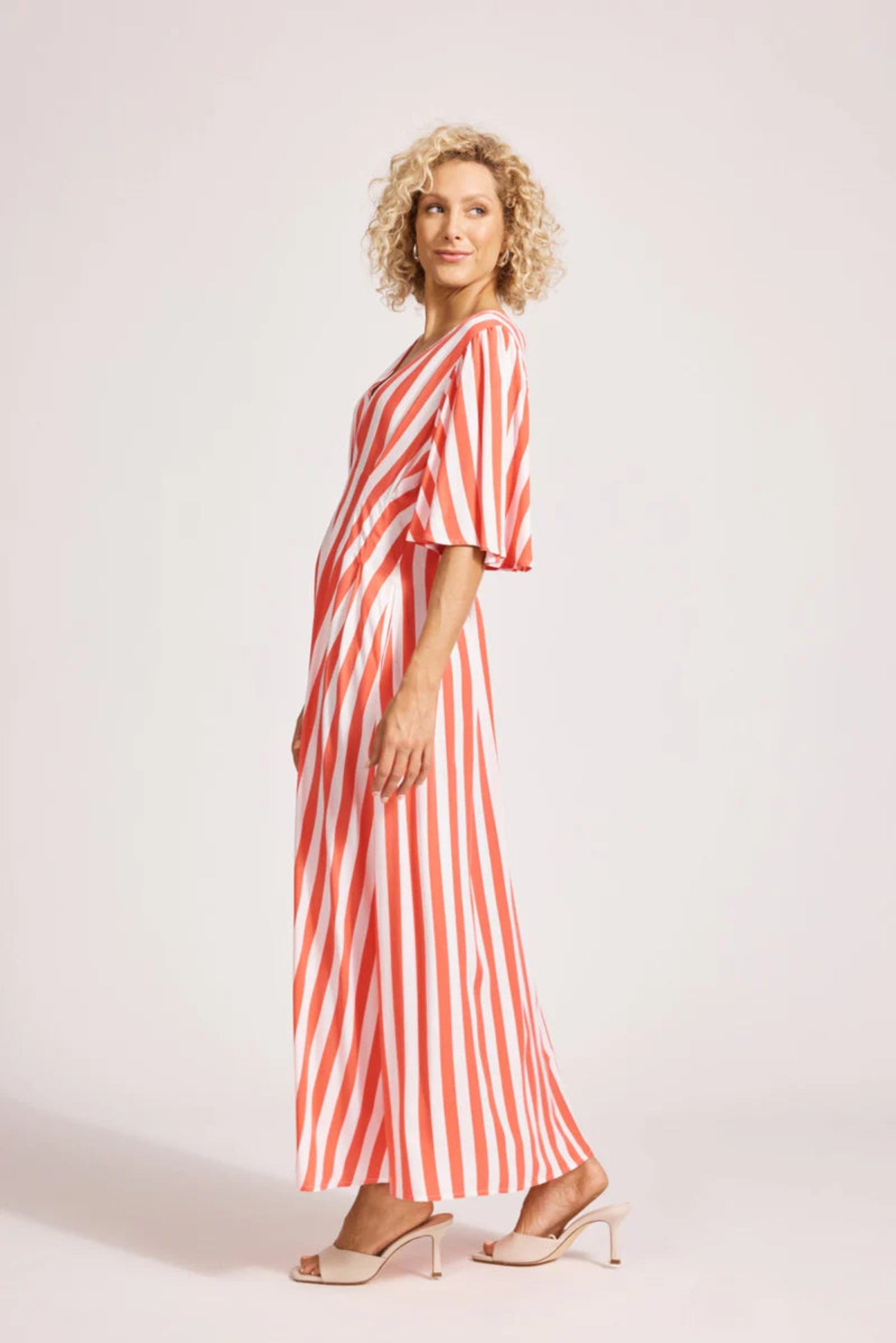 Eb&Ive Treville Stripe Maxi Dress