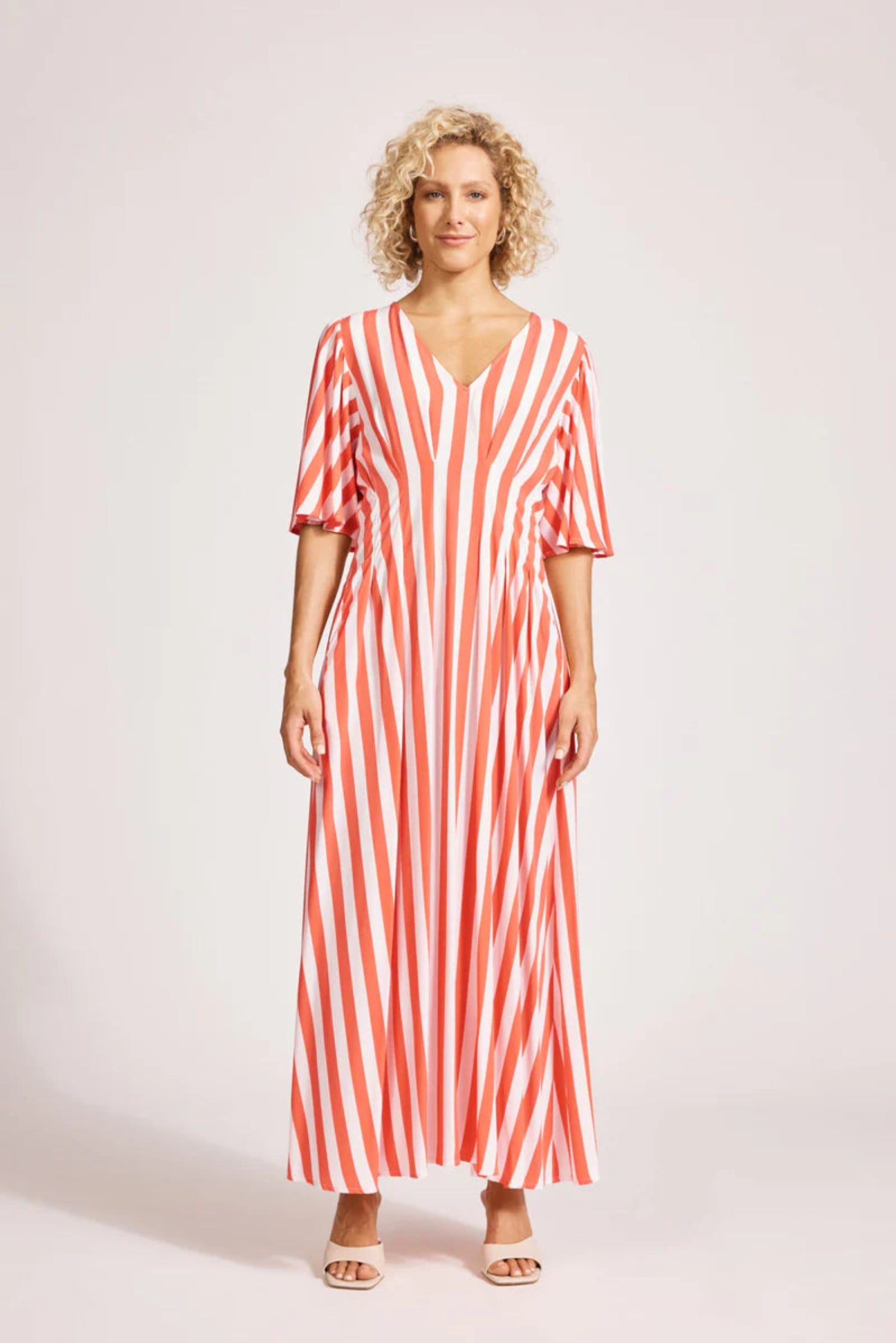 Eb&Ive Treville Stripe Maxi Dress