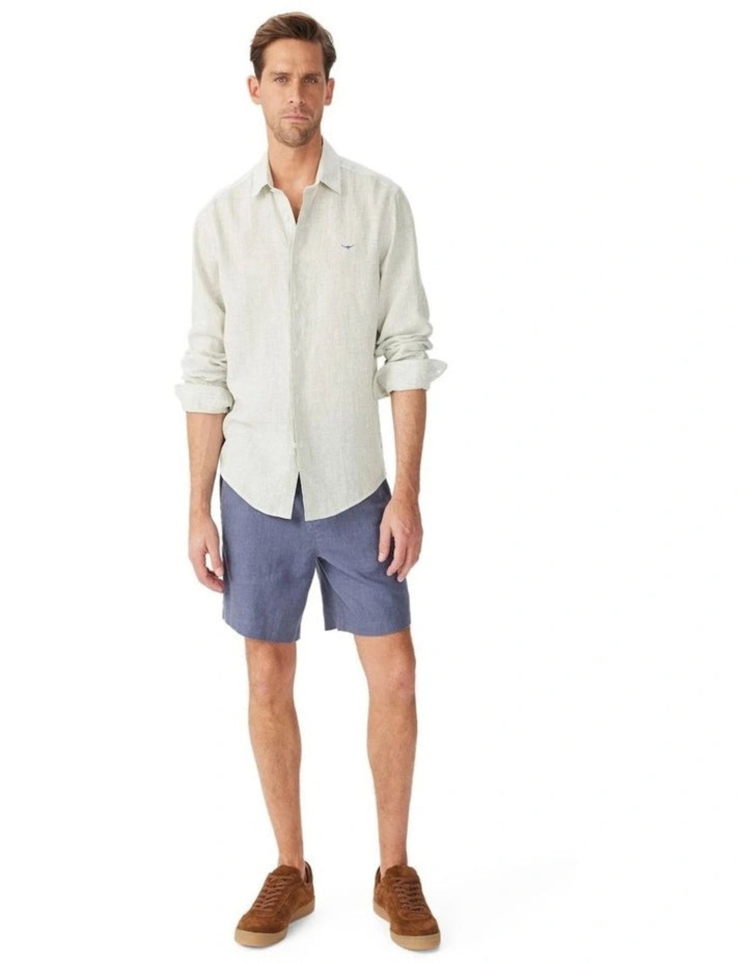 R.M.W Stephens Regular Linen Shirt
