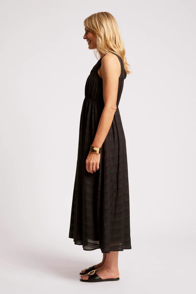 Eb&Ive Sovana Ruched Maxi Dress