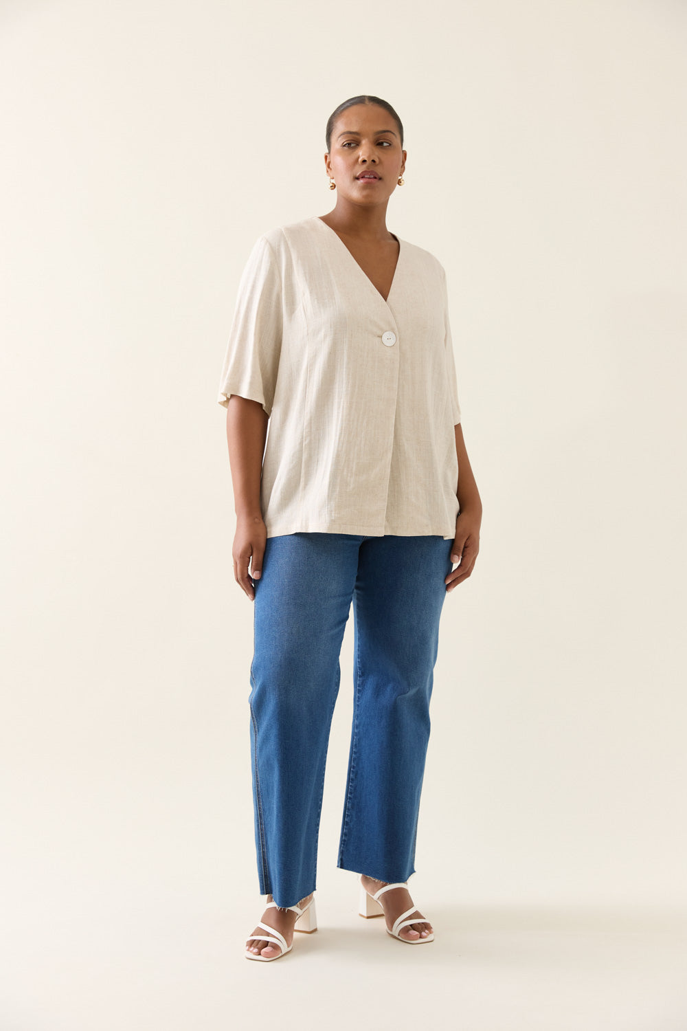 IsleOfMine Ingrid Button Top