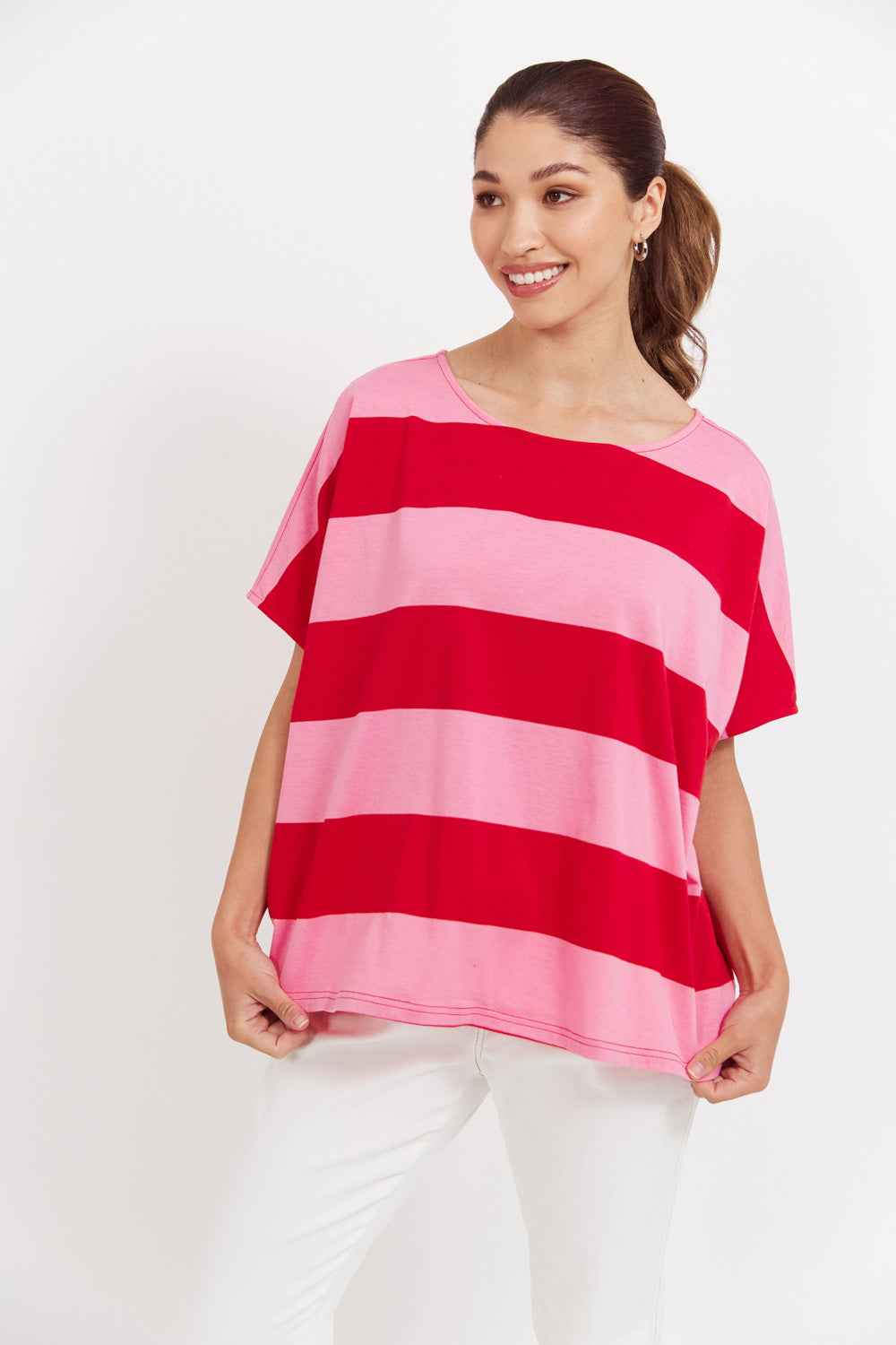HAVEN Jardin Stripe Tshirt