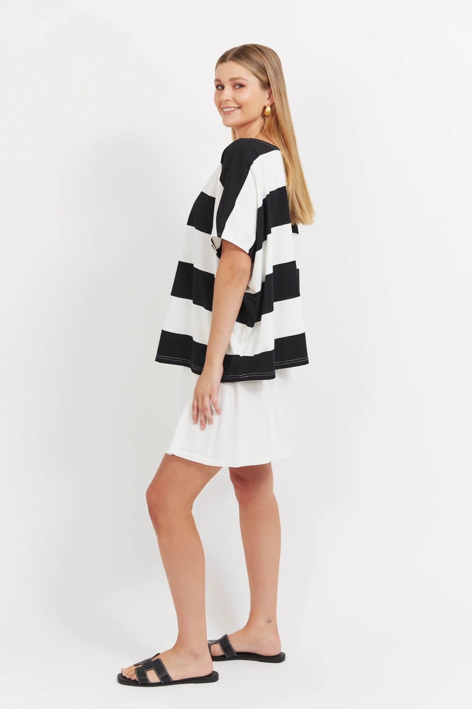 HAVEN Jardin Stripe Tshirt