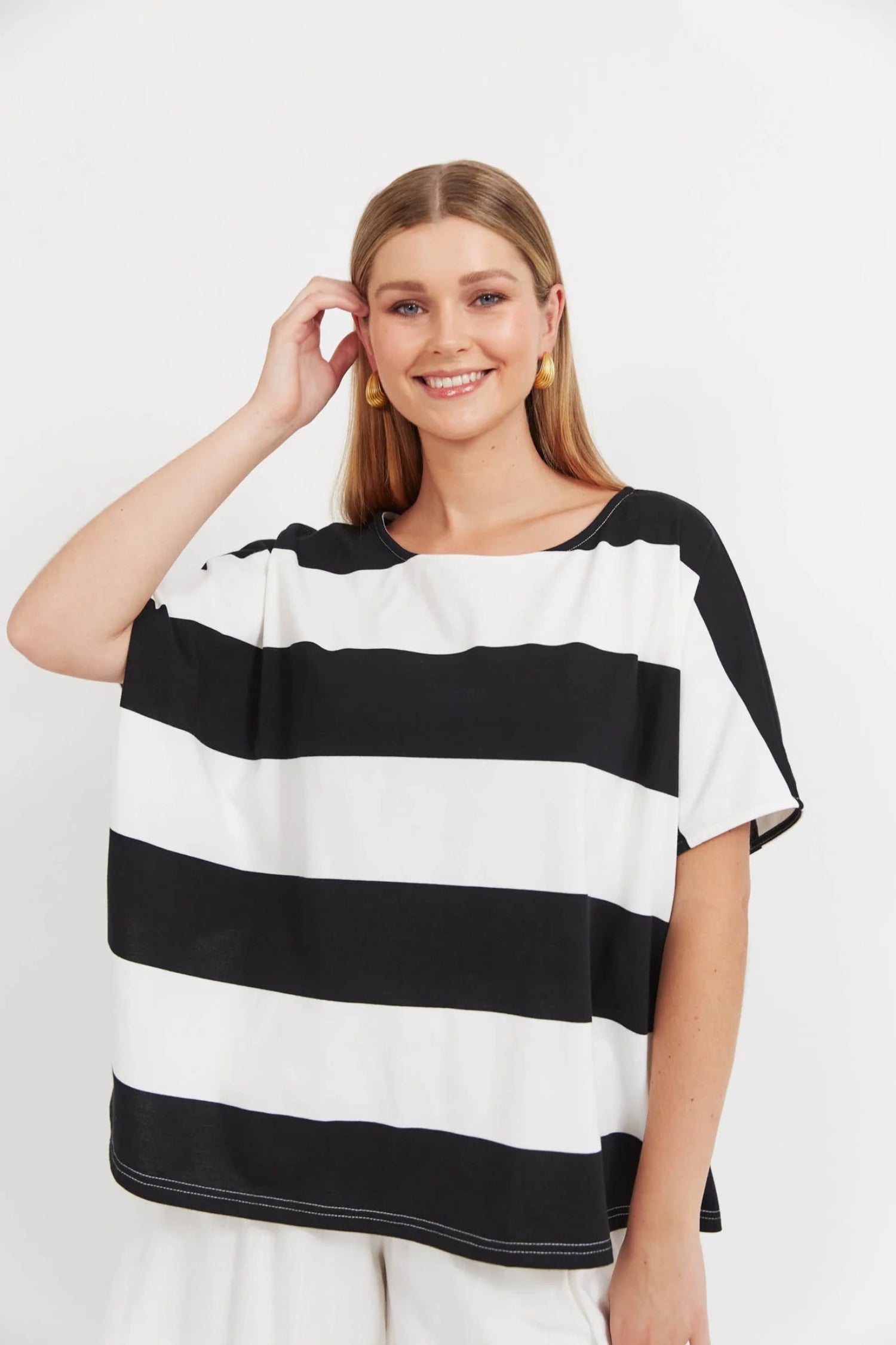 HAVEN Jardin Stripe Tshirt