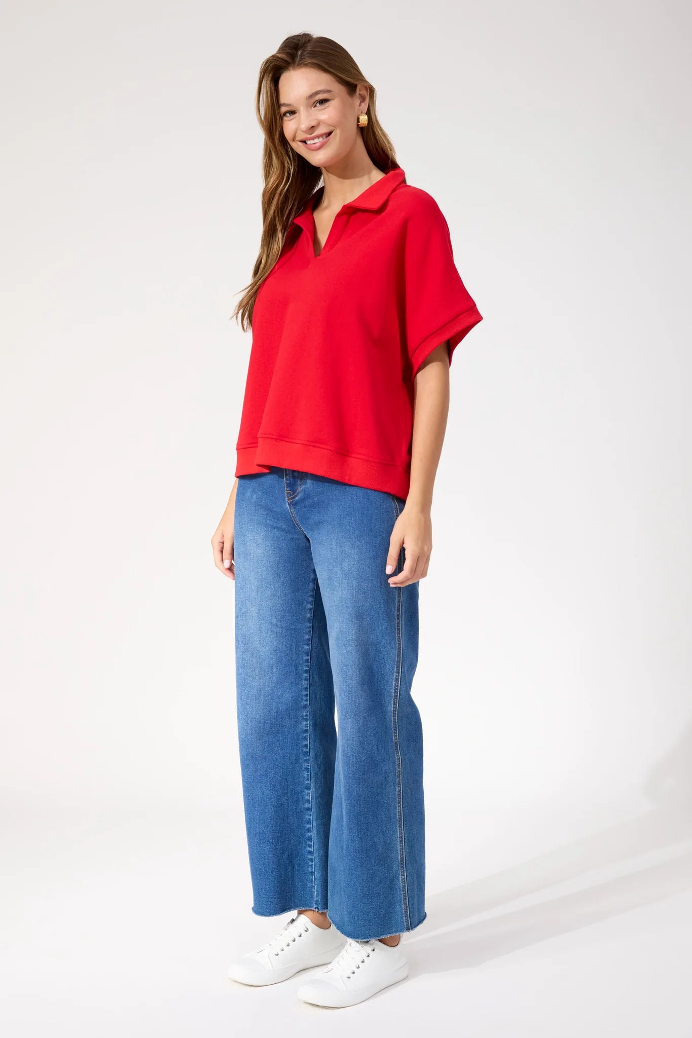 Haven Boston Crop Sweat Top