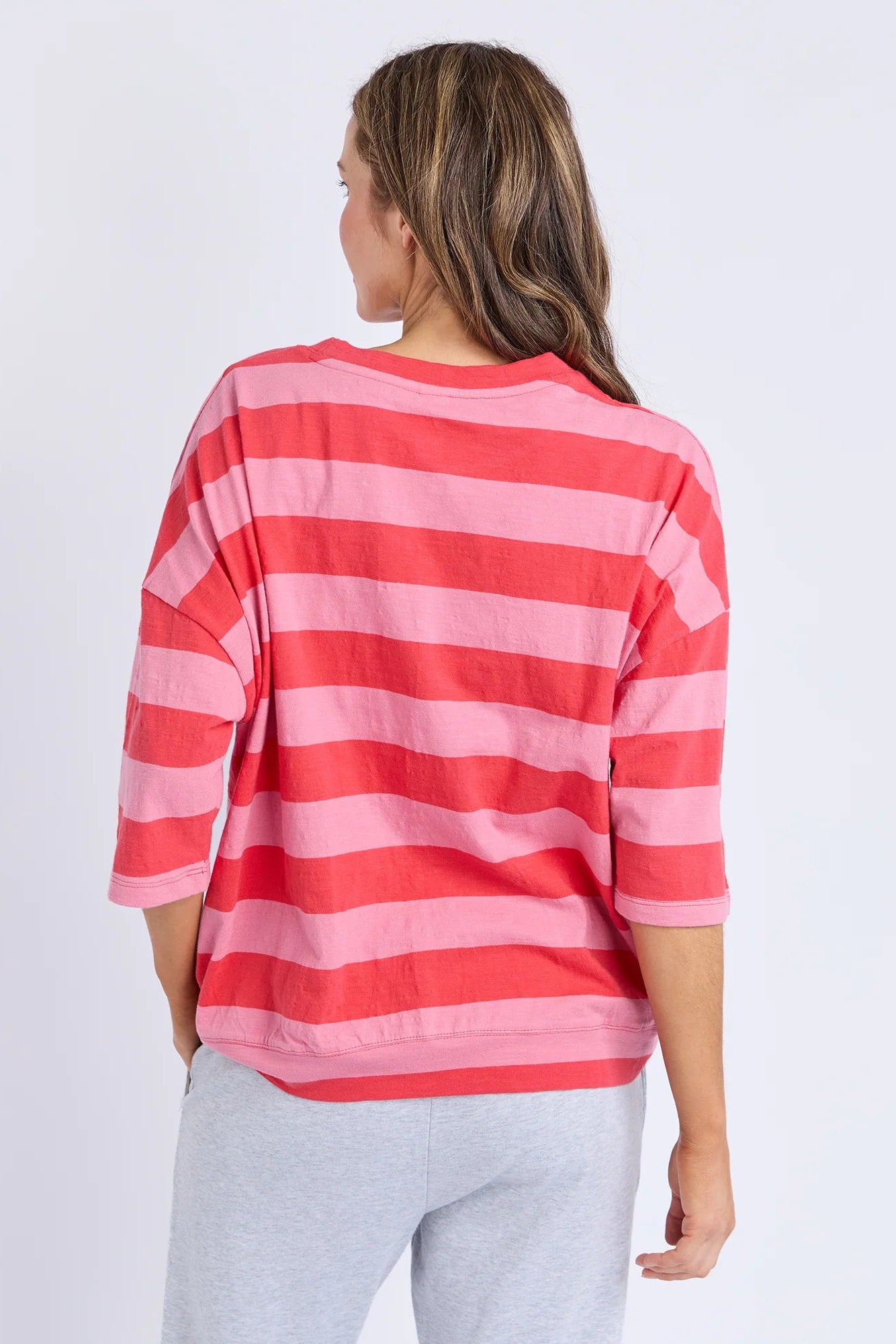 Elm Mazie Block Stripe Sweat