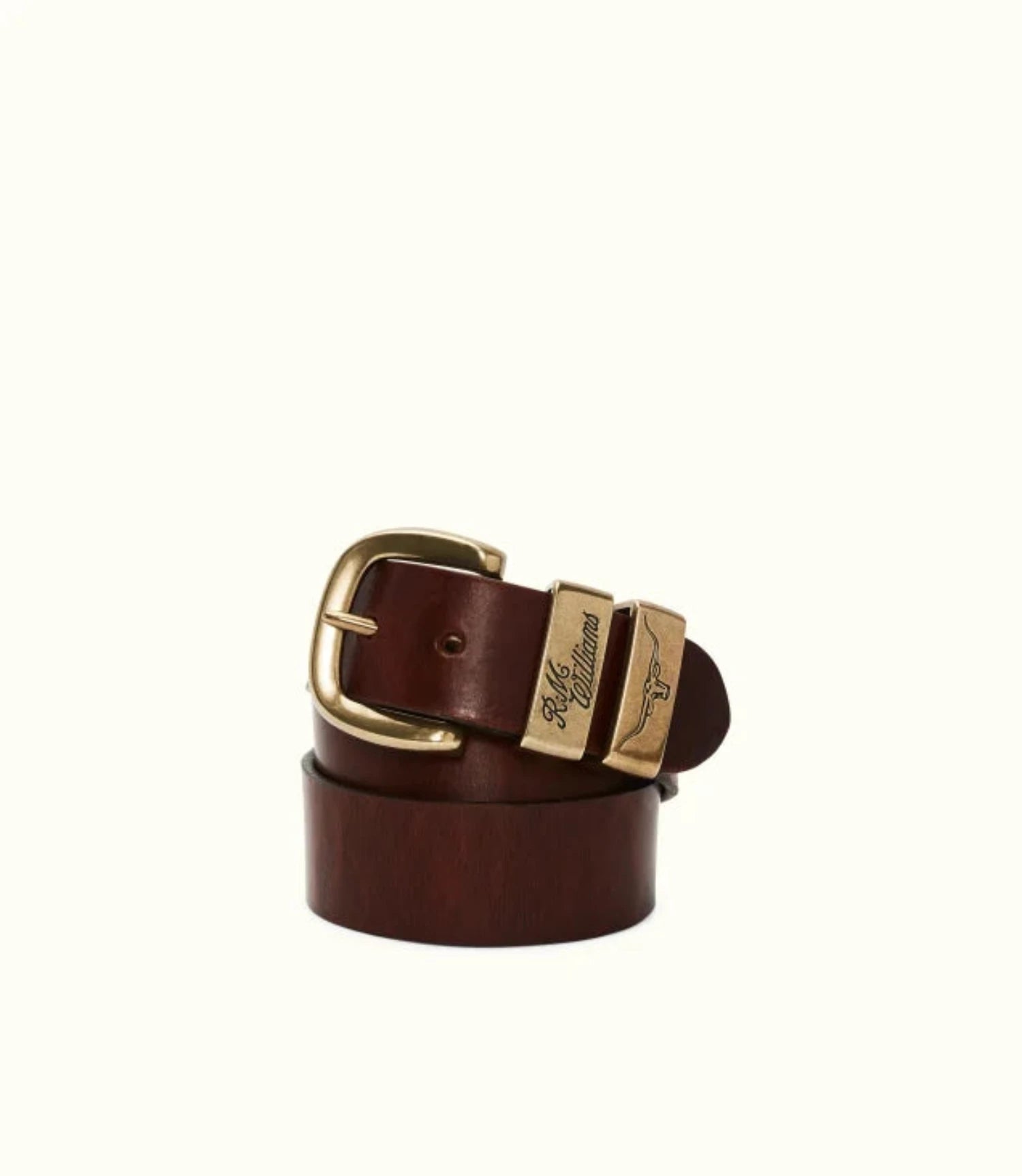 R.M.W Drover Belt - Mid Brown