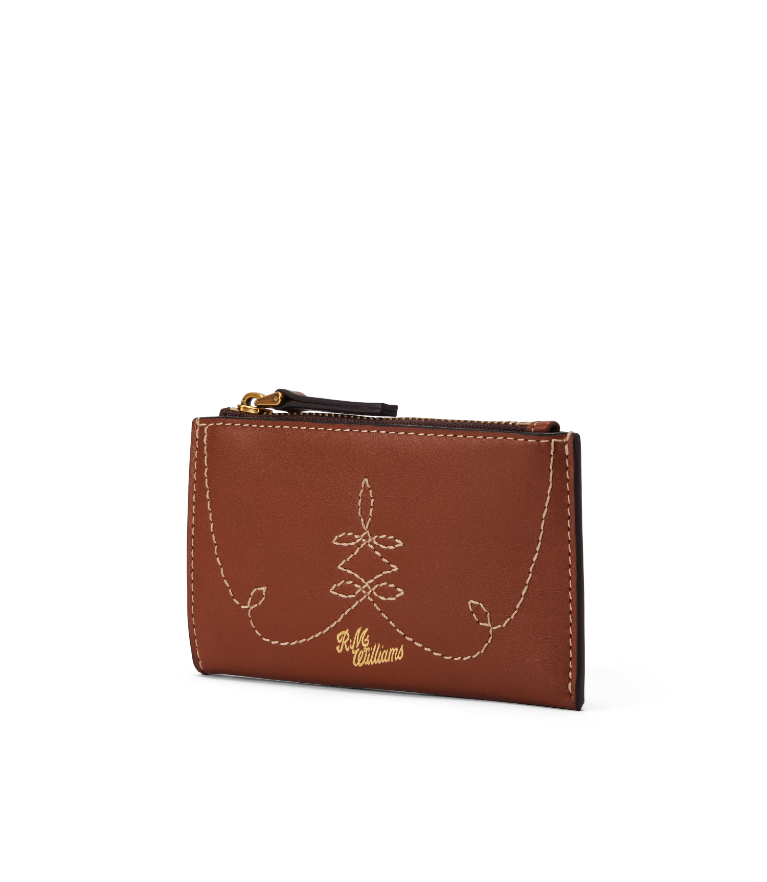 R.M.W Eden Stitch Zip Cardholder