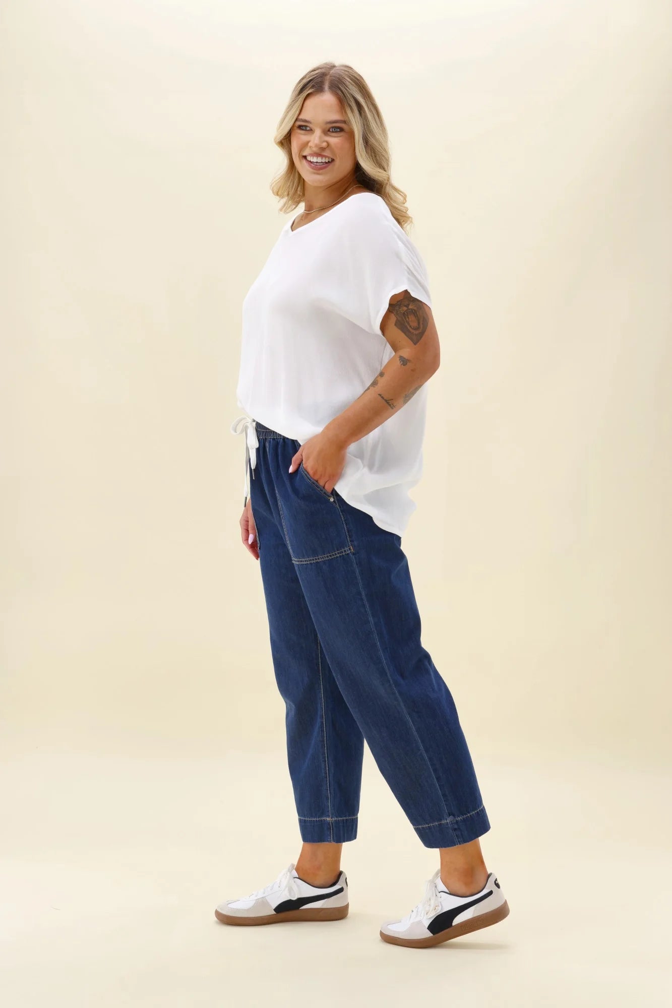 Elm Greta Slim leg Denim Pant