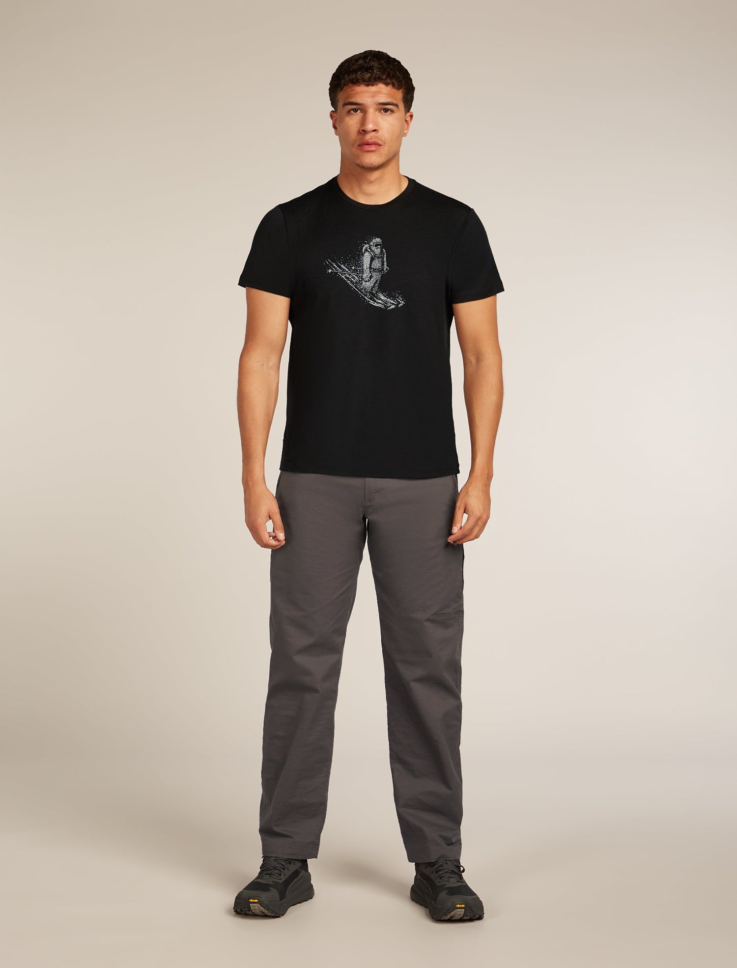 Icebreaker M Merino Tech Lite SS Tee Skiing Yeti