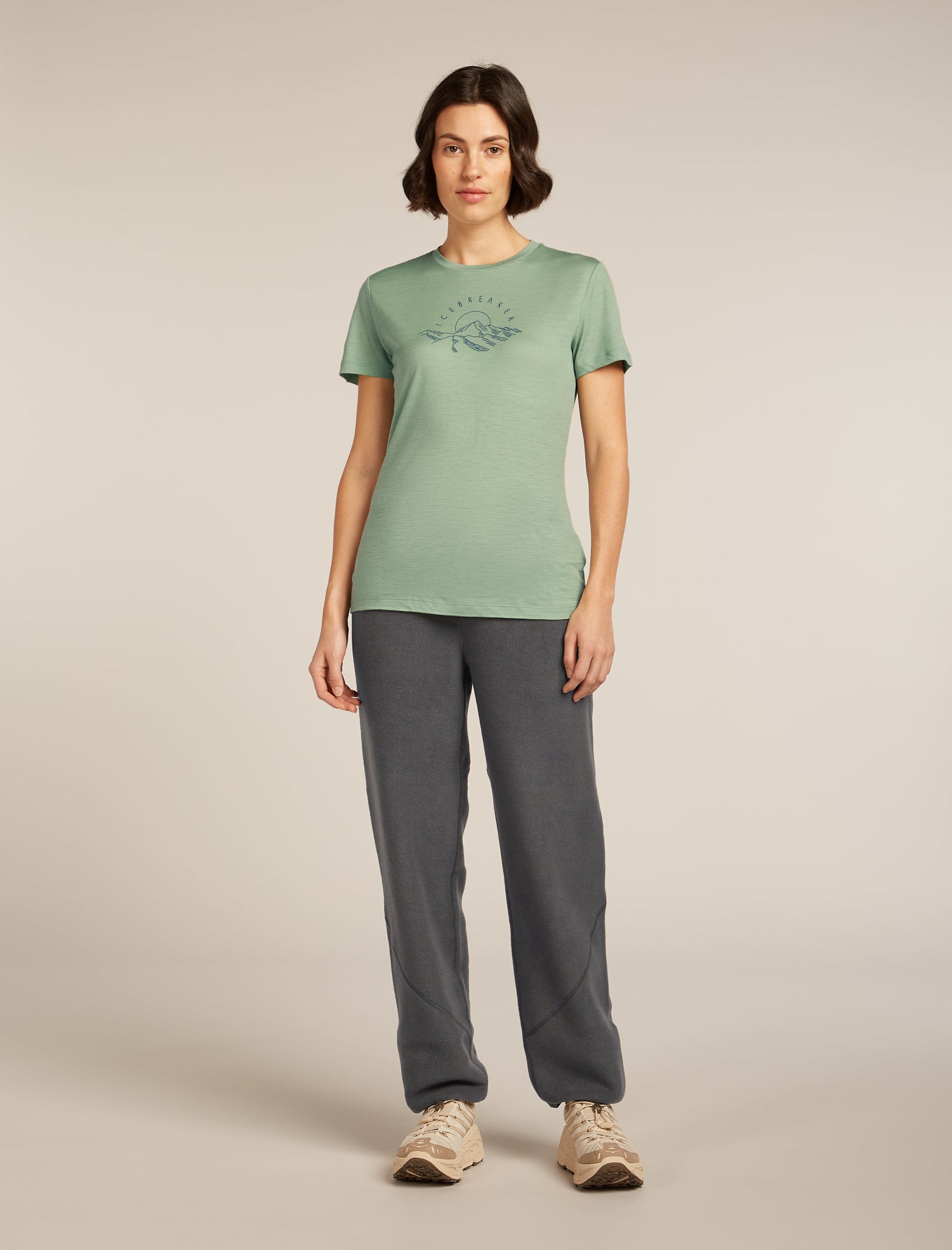 Icebreaker W Merino 150 Lite SS Tee Sunrise Summit