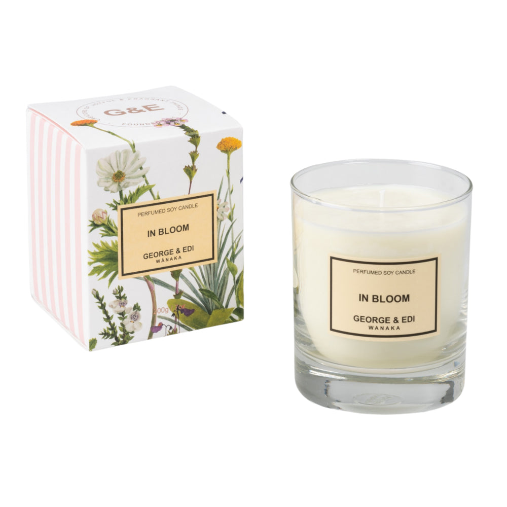 George & Edi Perfumed Soy Candle - In Bloom