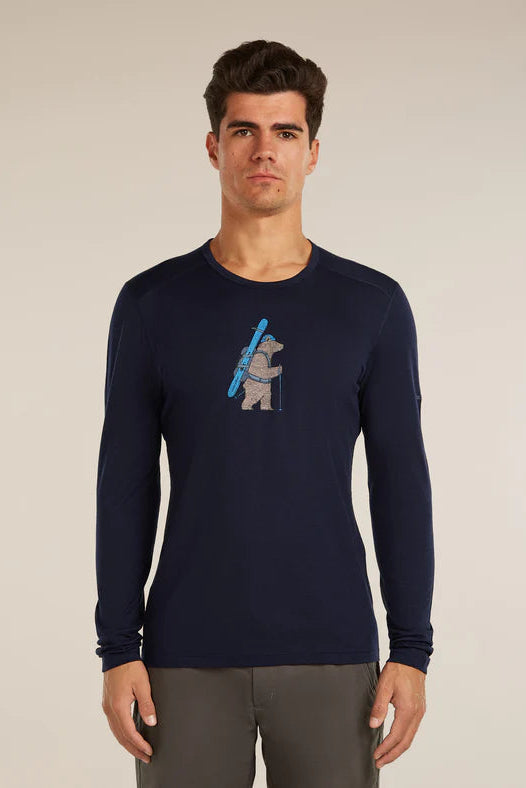 Icebreaker M Merino 200 Oasis LS Crewe Bear Tour