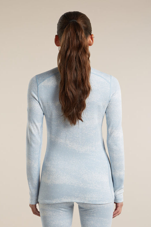 Icebreaker W Merino Tech Vertex LS Half Zip Chillwave