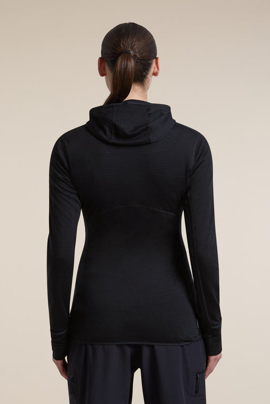 Icebreaker M Merino Blend 200 RealFleece Descender LS Zip Hoodie
