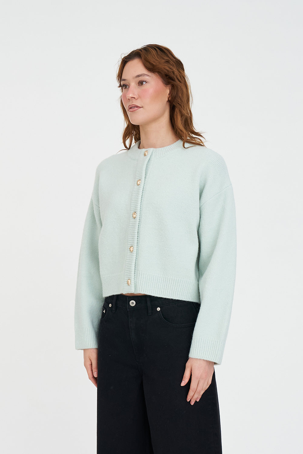 Huffer Elle Crop Cardigan
