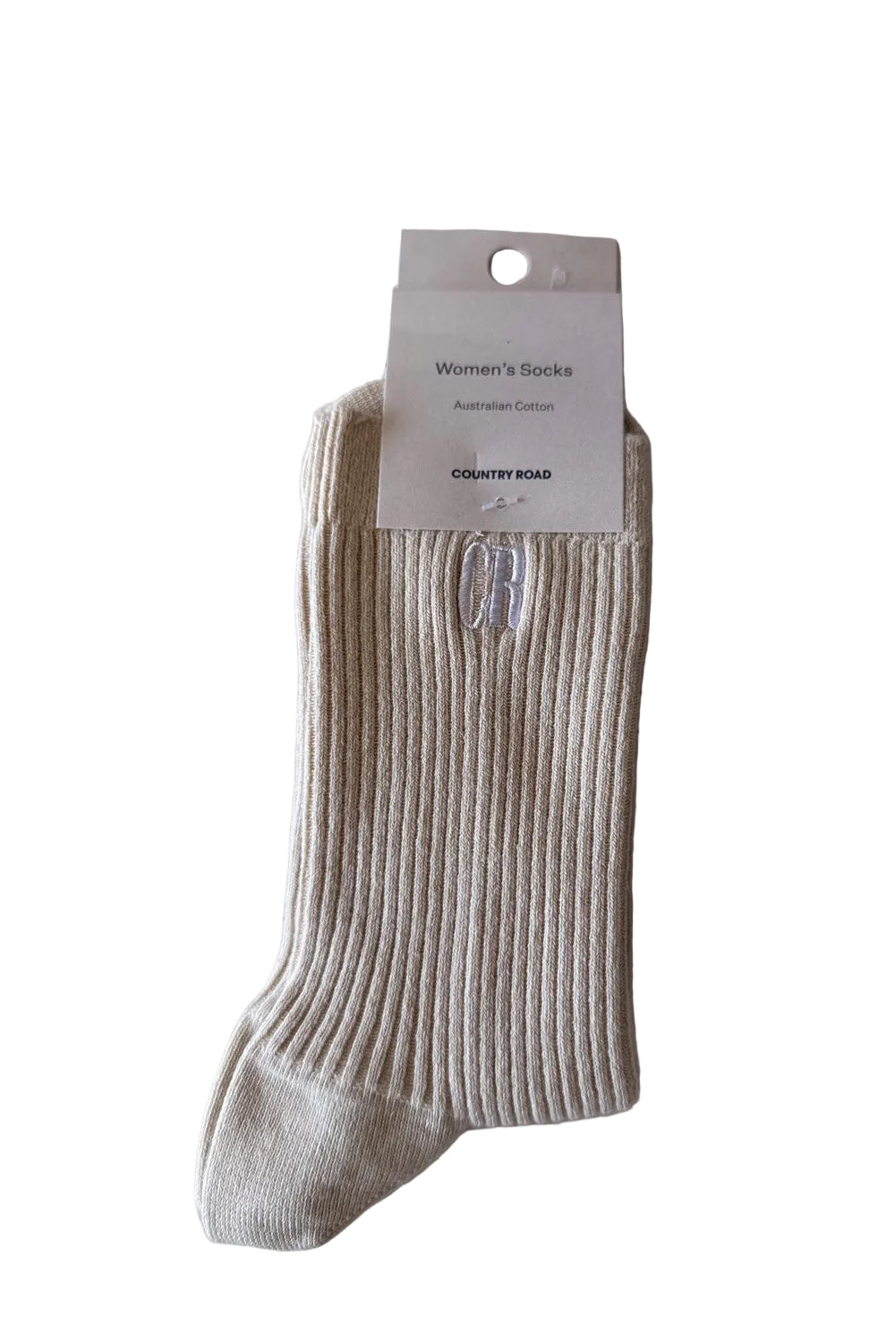 Country Road CR Ribbed 3 Quarter Crew Sock