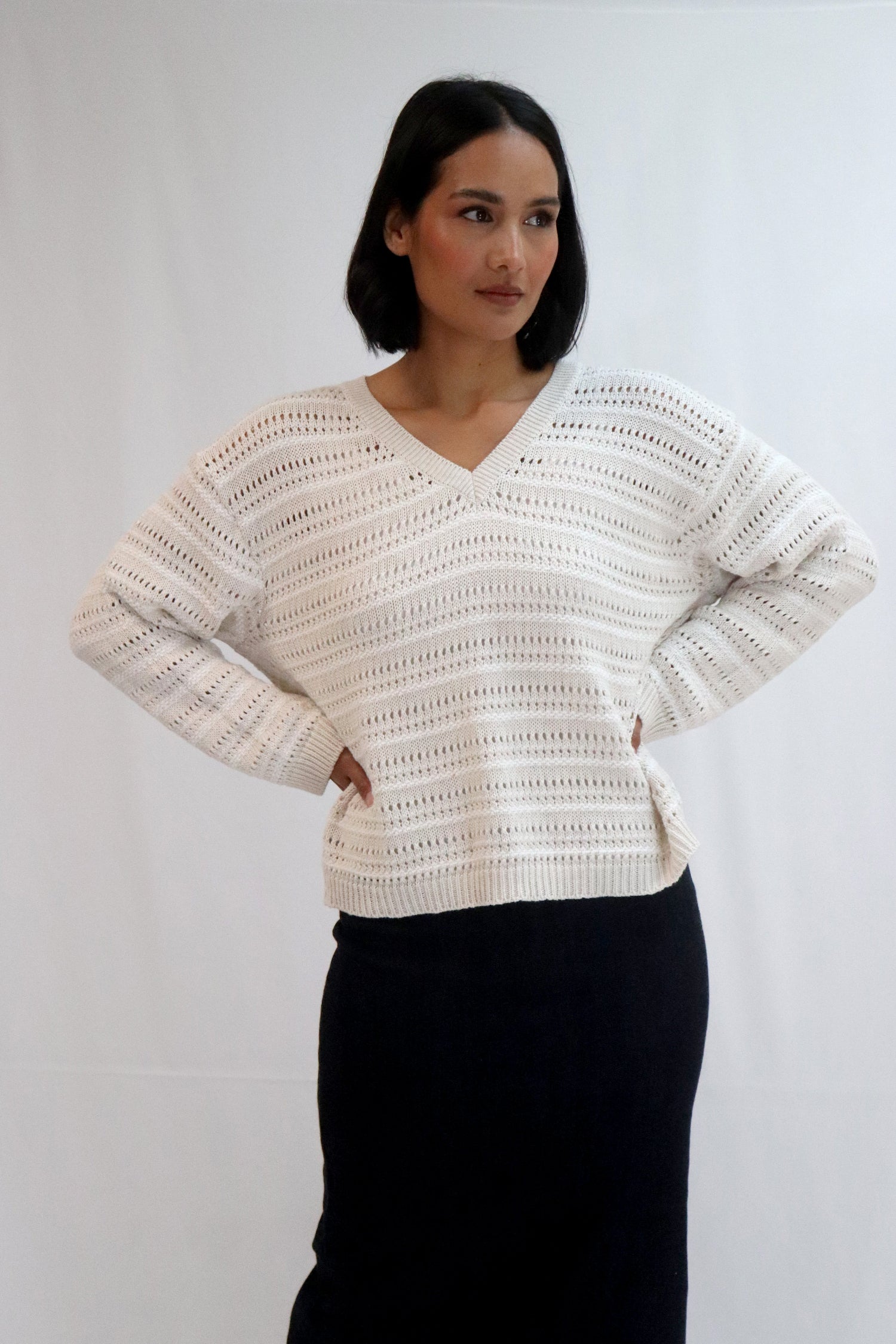 Tatano Trellis V Neck