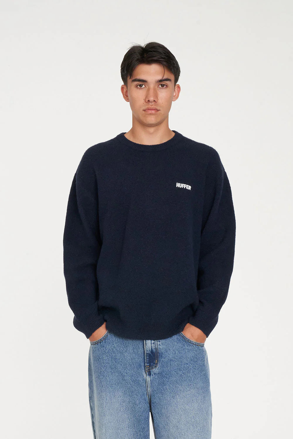 Huffer Fleet Knit Crew