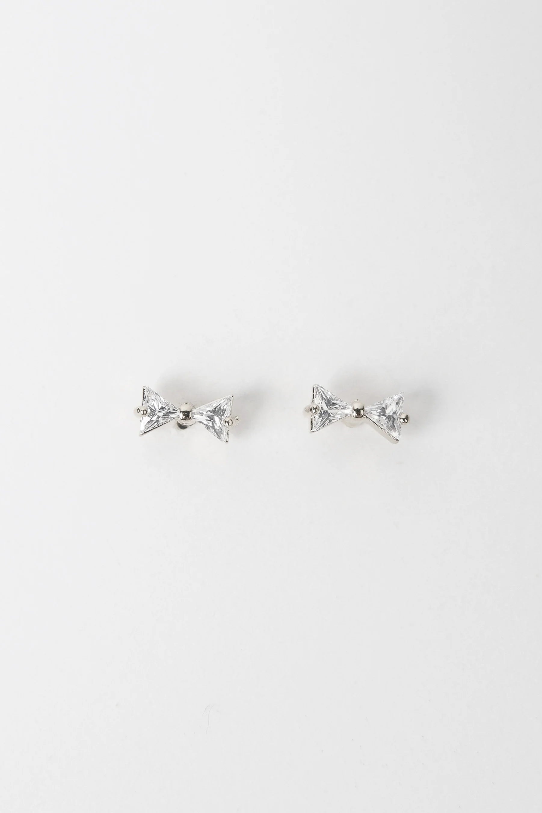 Stella & Gemma Earring Petite Bow with Crystal