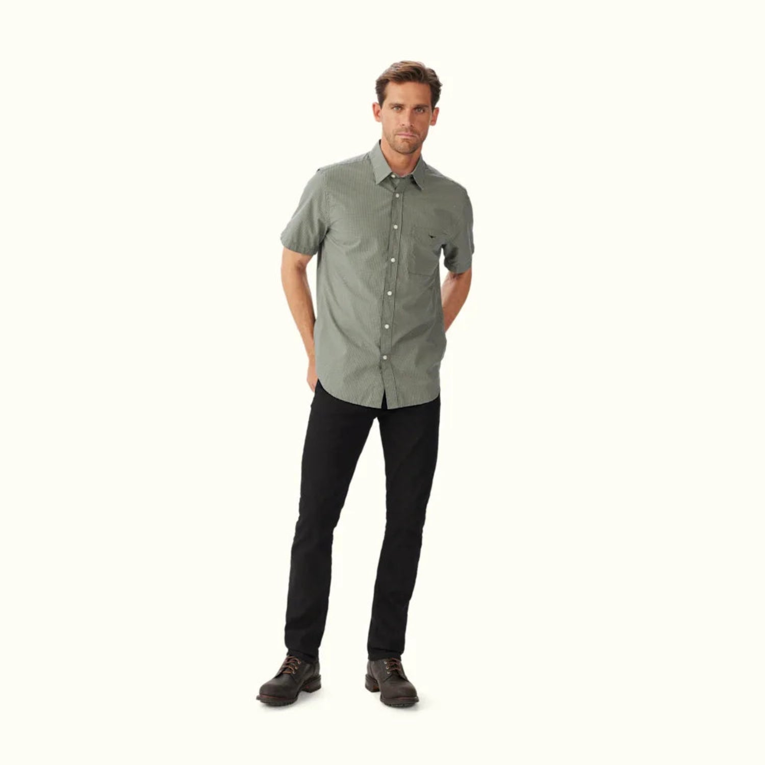 R.M.W Parkes Regular Poplin SS Shirt