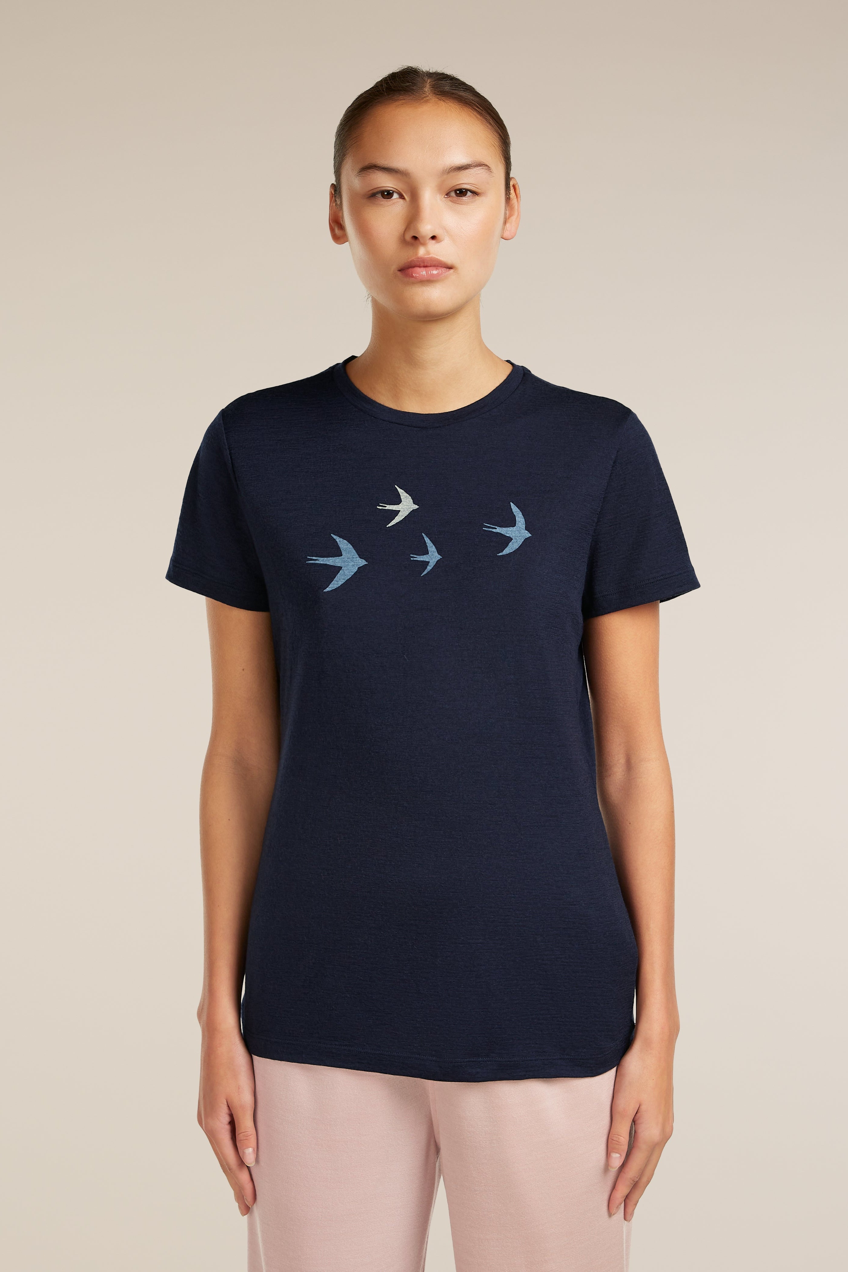 Icebreaker W Merino 150 Tech Lite SS Tee Bird Transit