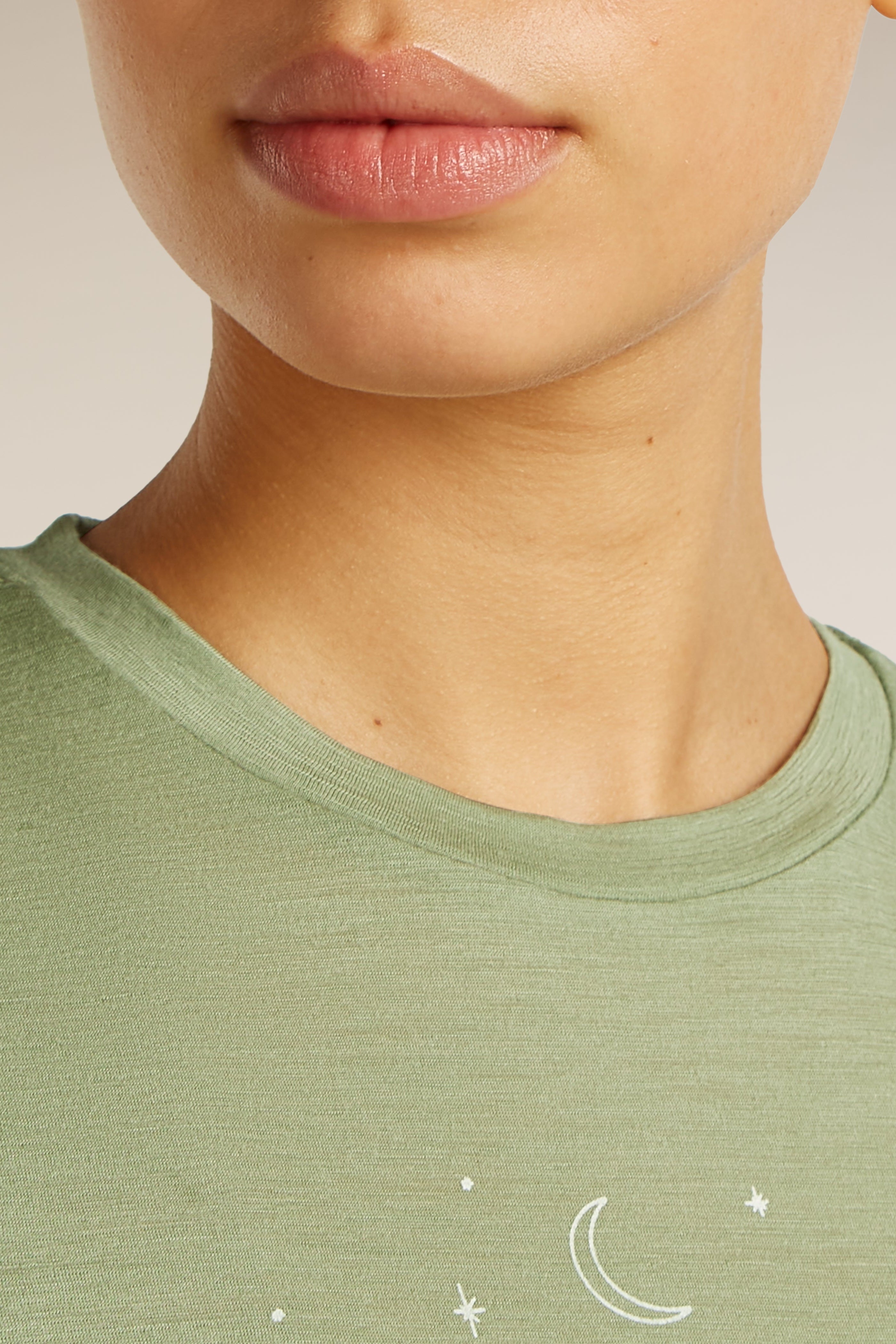 Icebreaker W Merino Tech Lite SS Tee Sparkling Stars